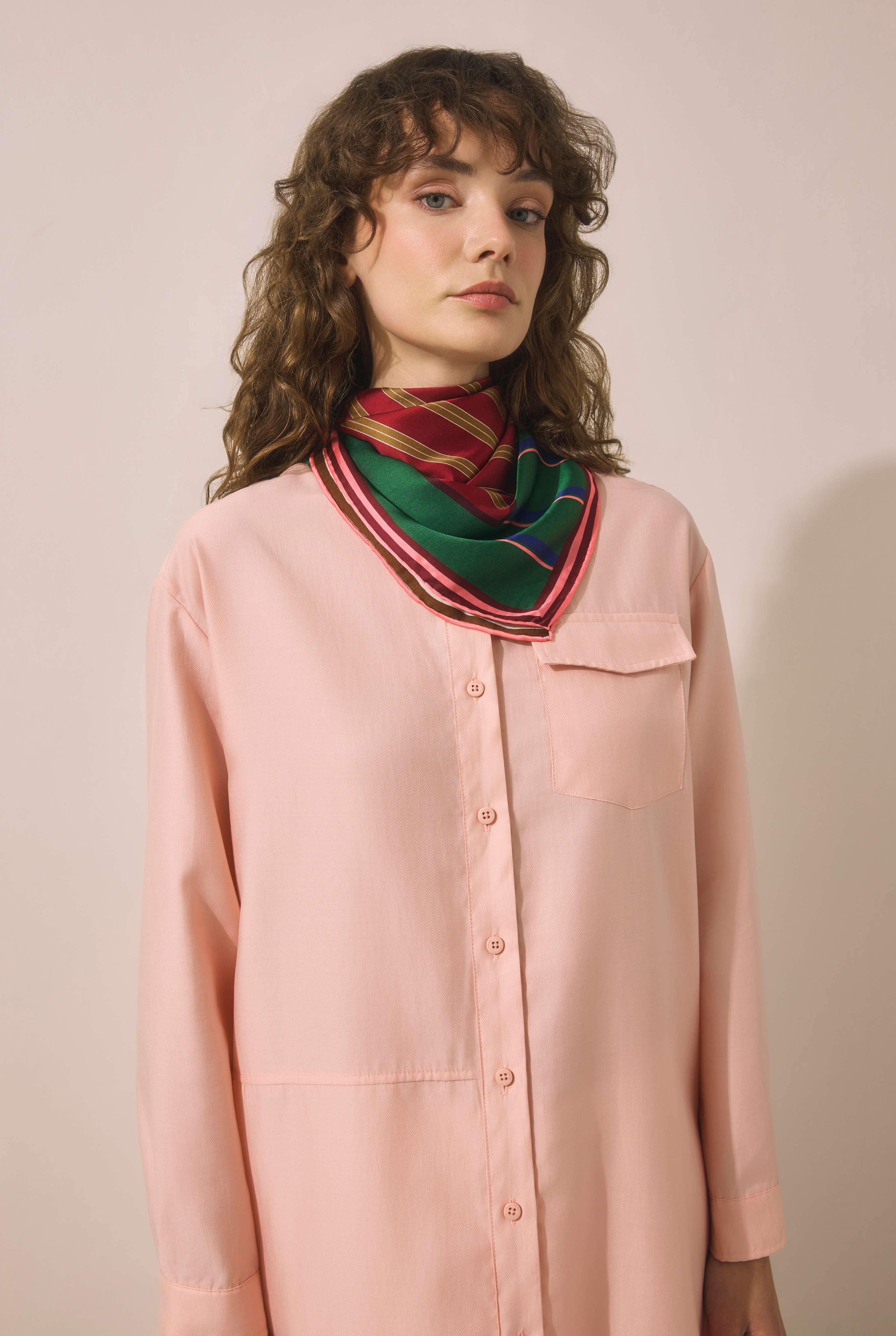 Partite Modal Shirt Coral Pink - 3