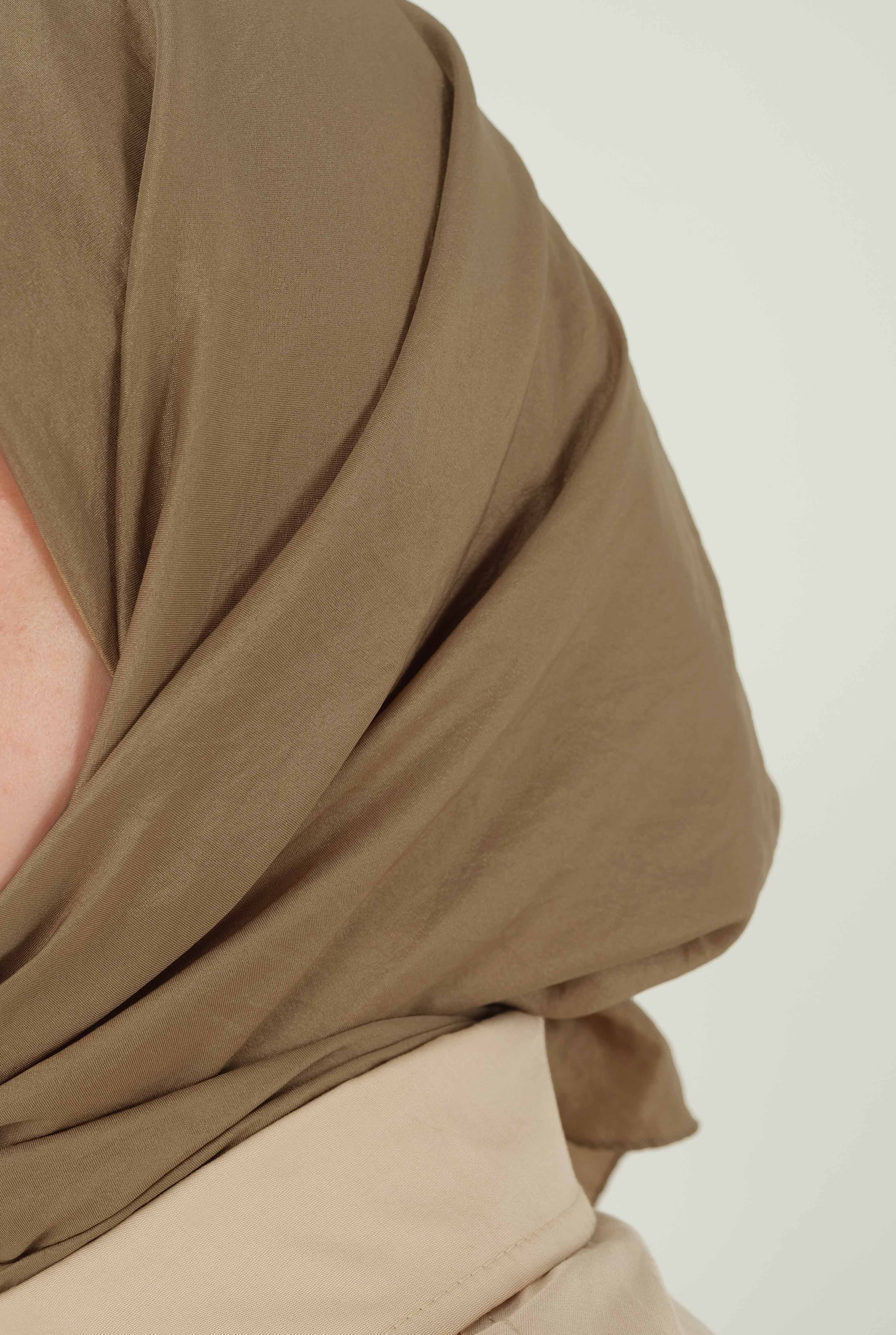 Soft Wrinkled Scarf Light Clay - 3
