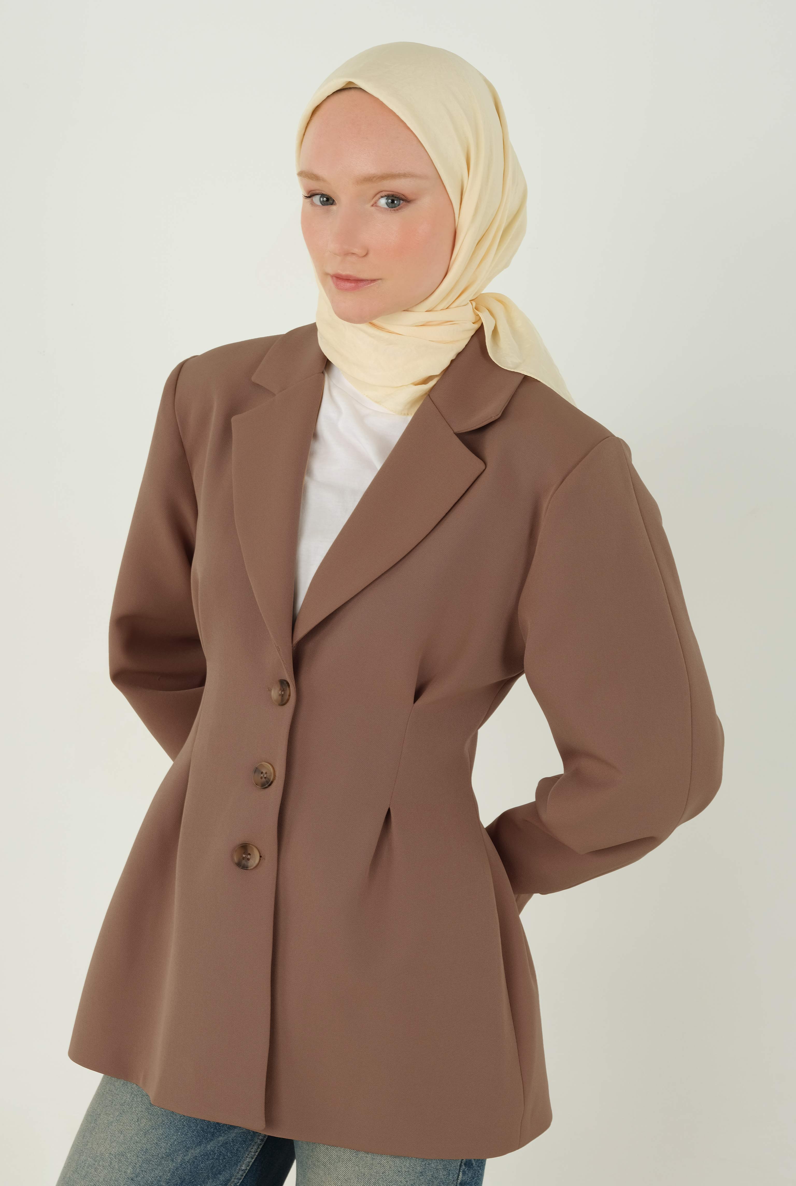 Soft Wrinkled Scarf Vanilla - 3