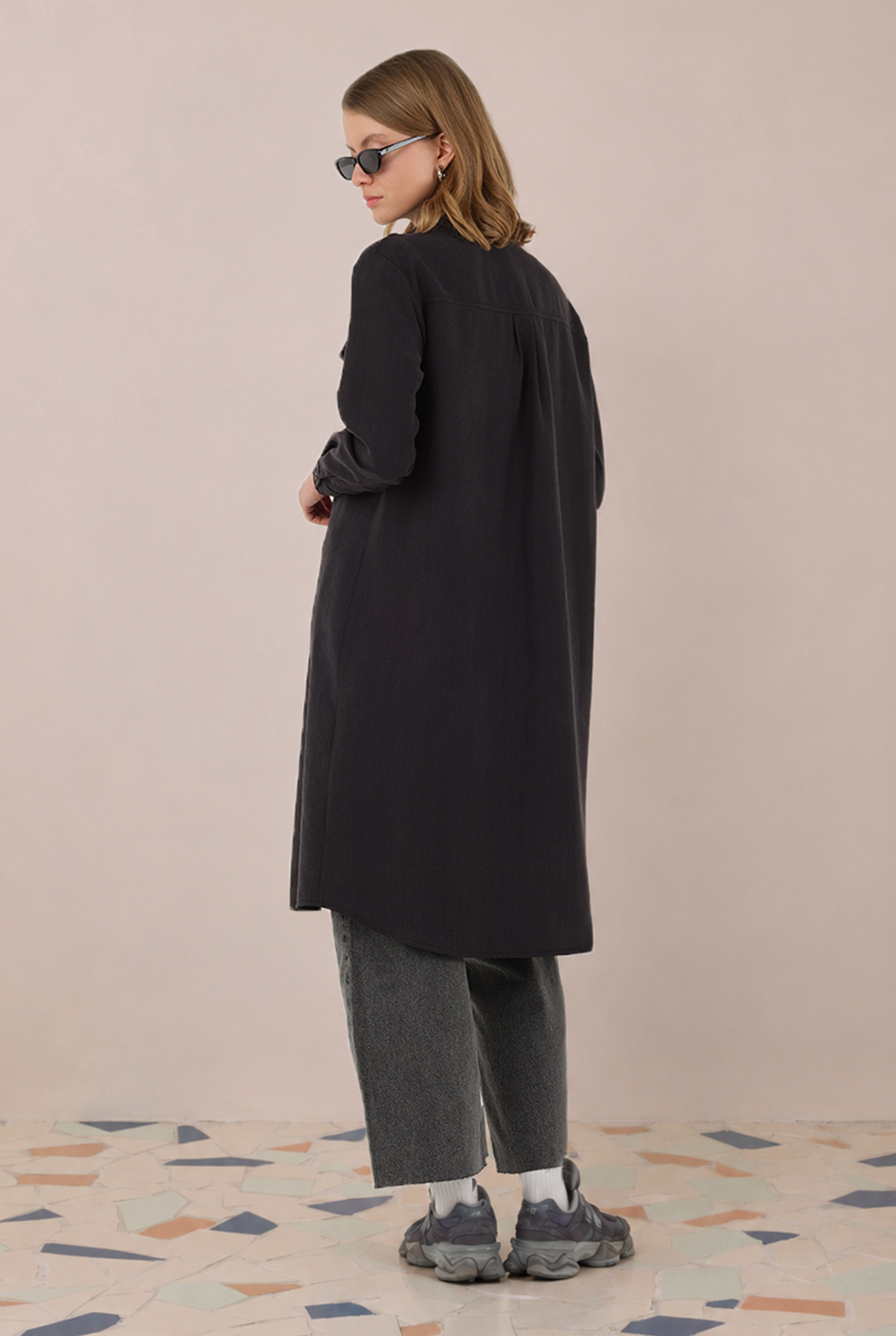 Partite Modal Shirt Black - 4