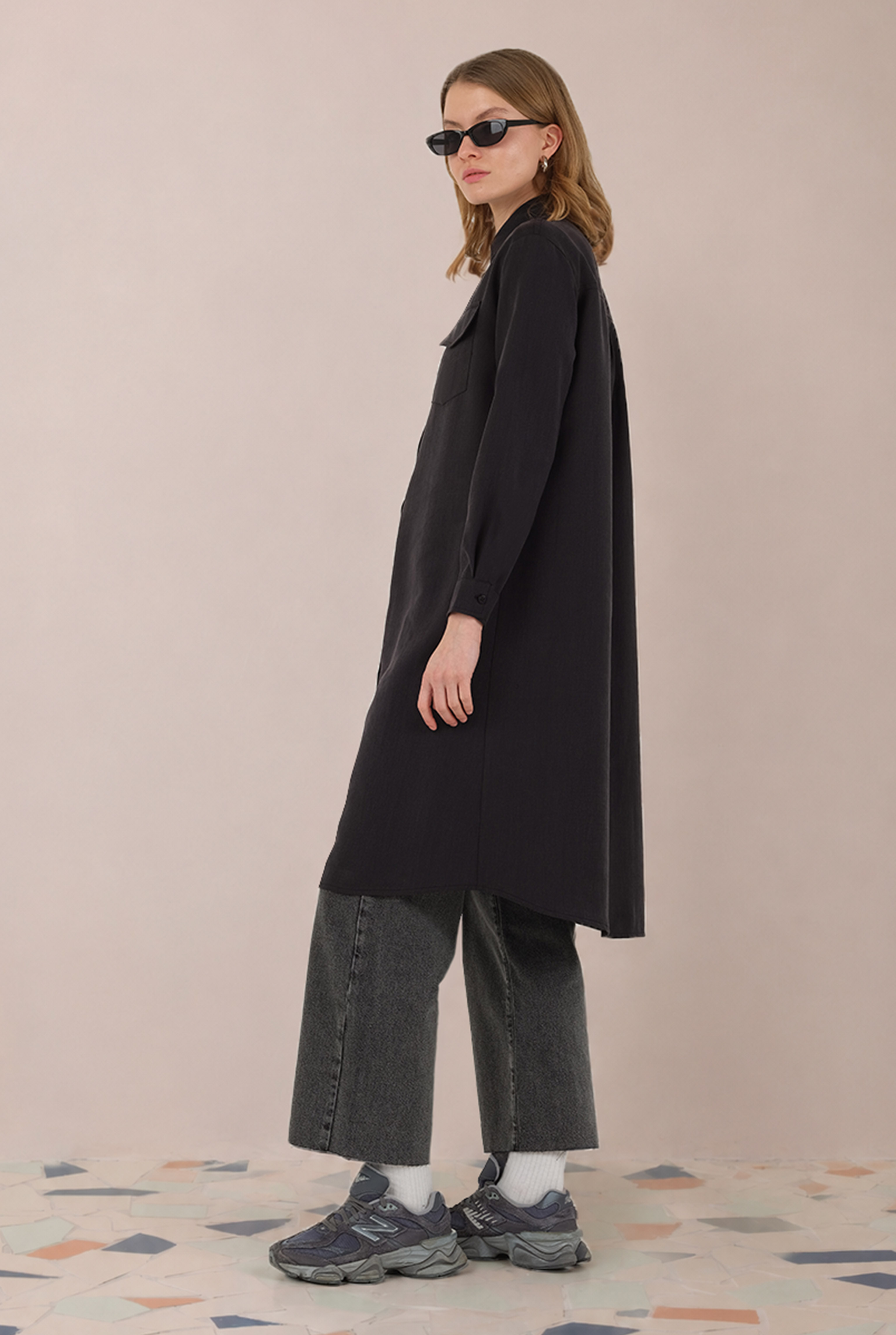 Partite Modal Shirt Black - 3