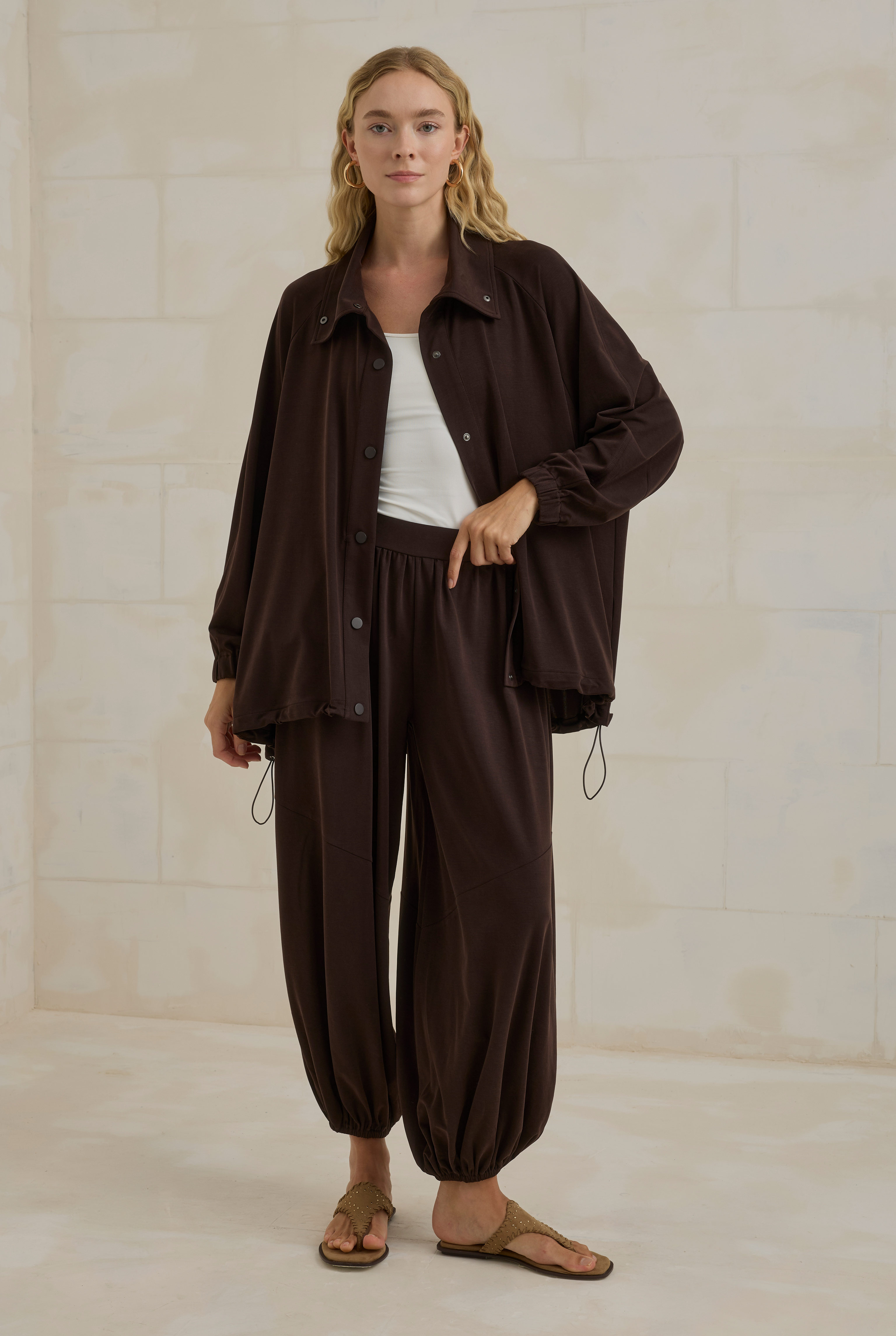 Bomber Set Dark Brown - 1