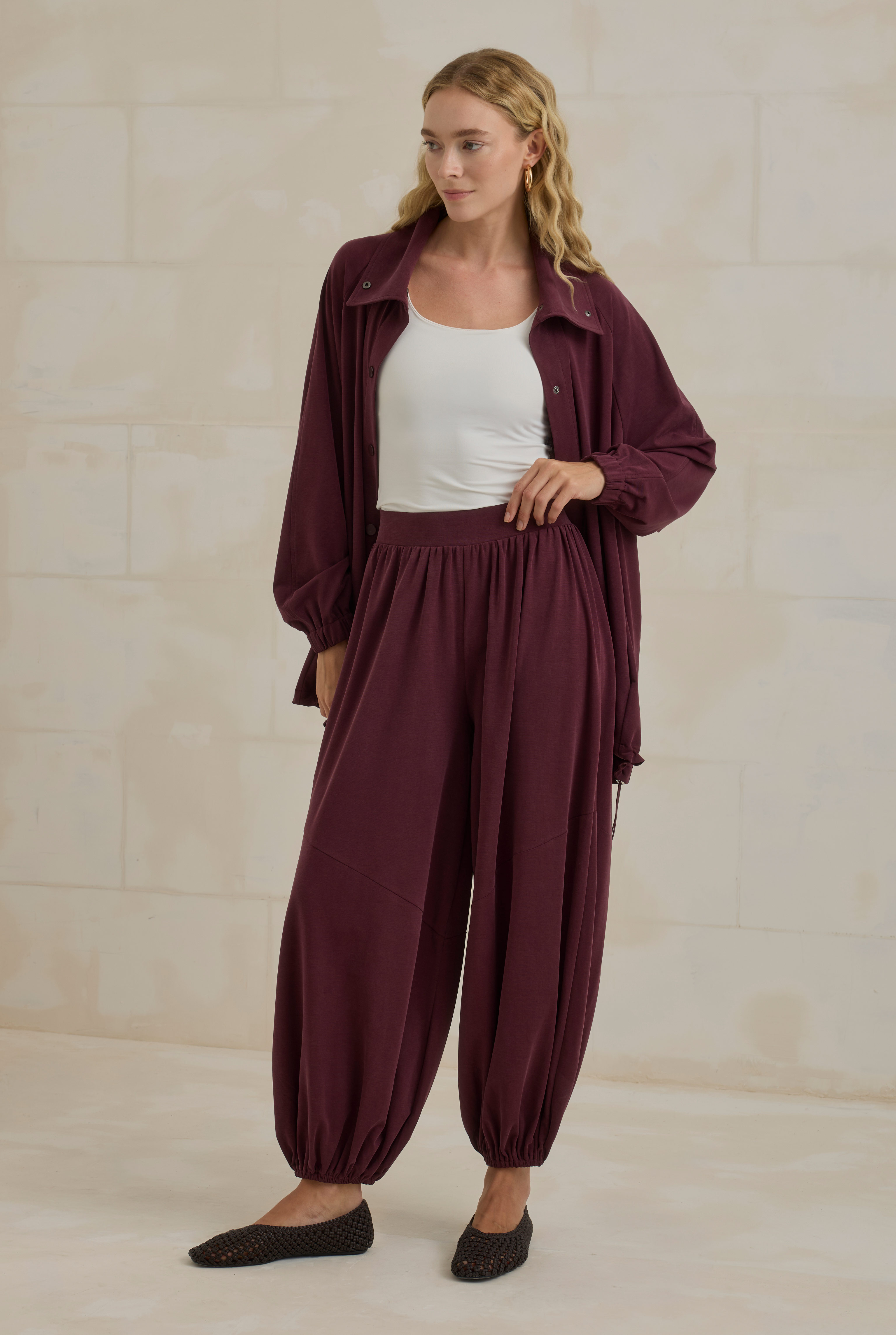 Bomber Set Bordeaux - 2