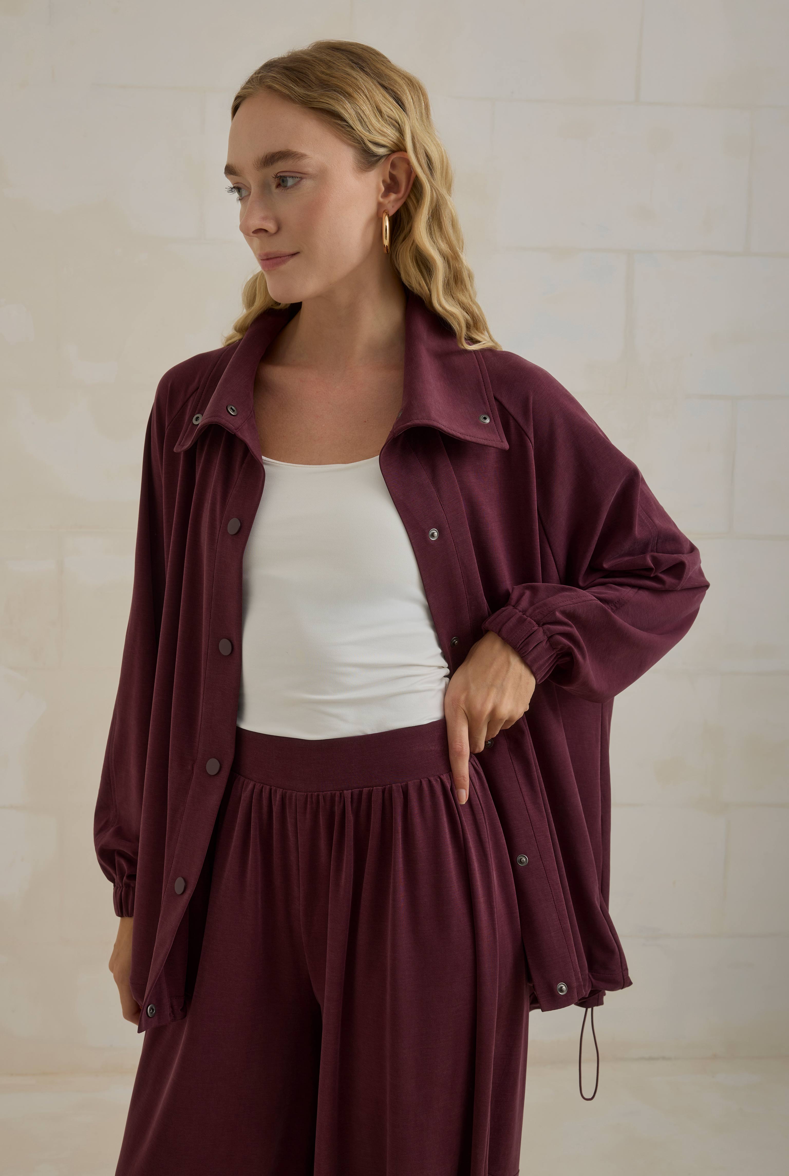 Bomber Set Bordeaux - 3