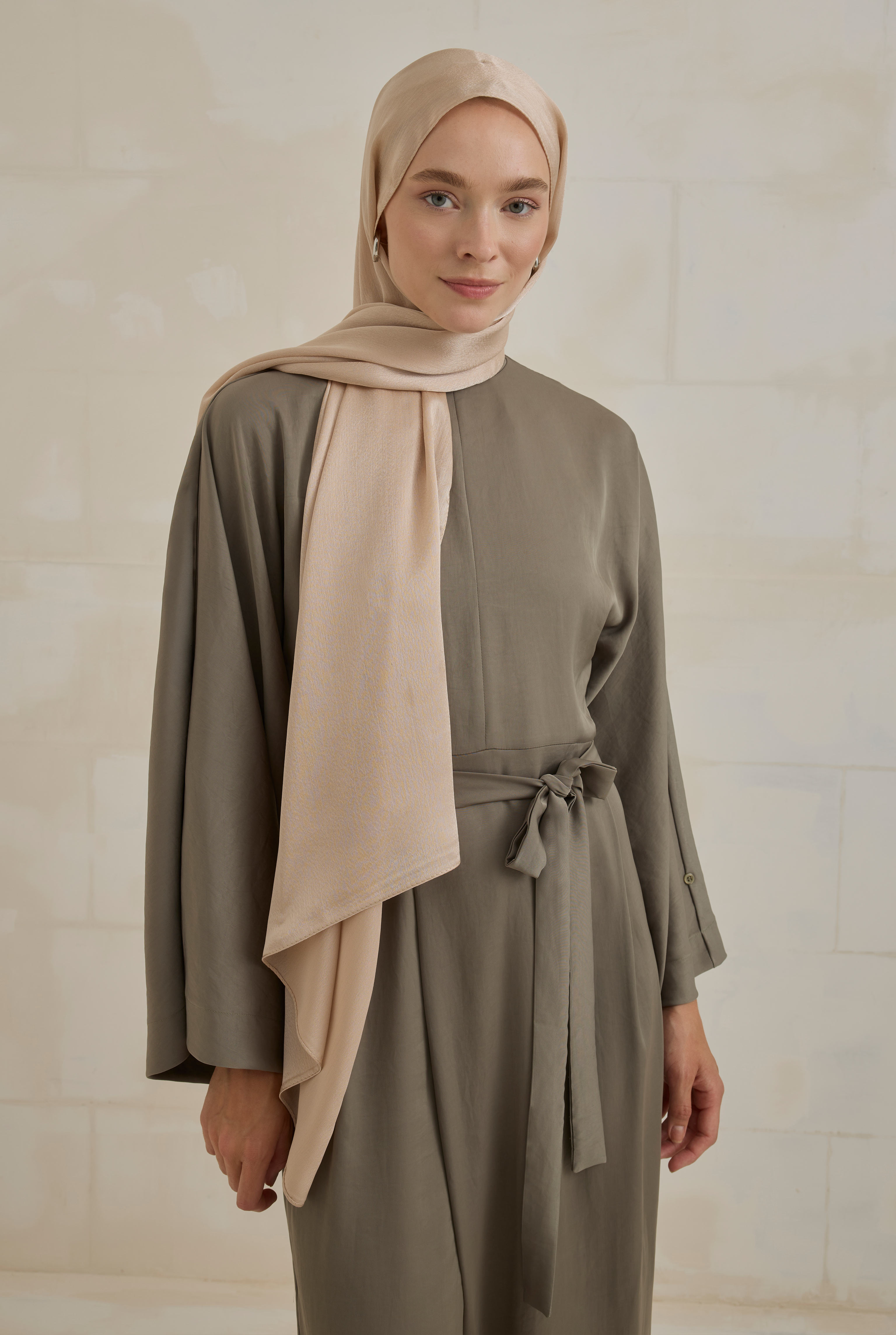 Flowy Harem Jumpsuit Moss Green - 4
