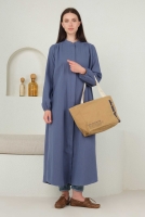 Long Muslin Shirt Horizon Blue 
