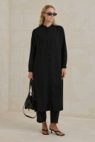 Crinkle Shirt Black 