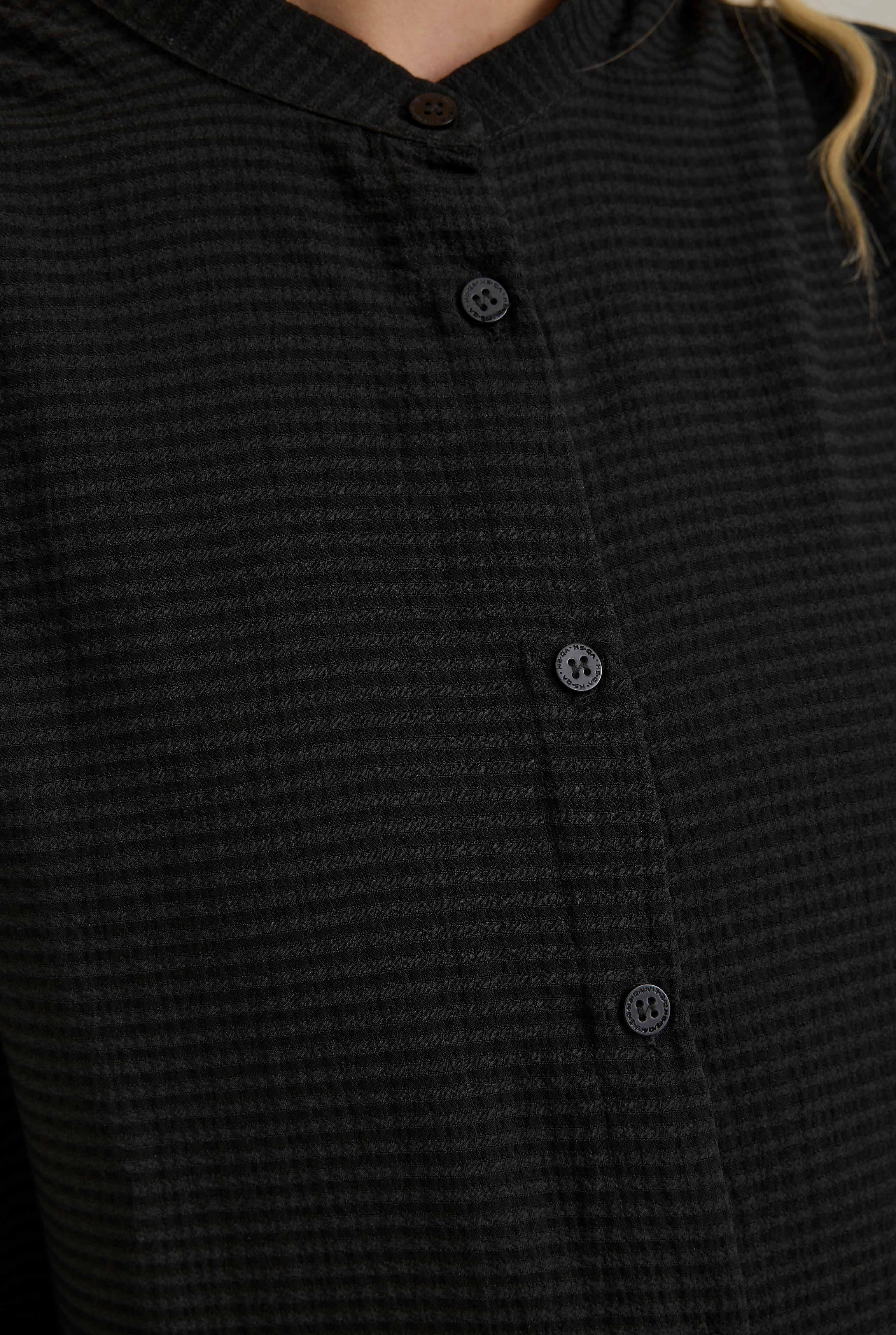 Crinkle Shirt Black - 5