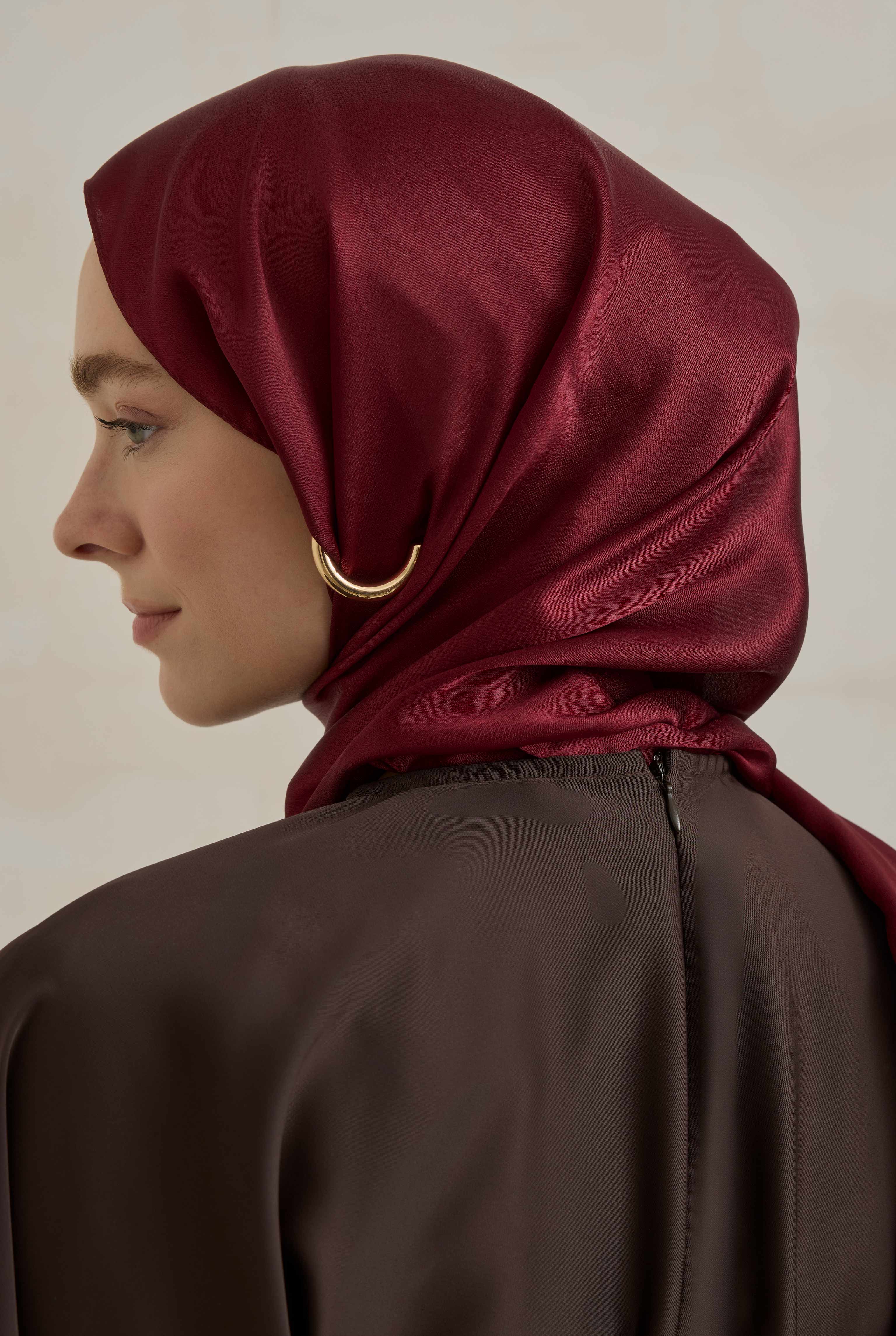 Janjan Pearl Shawl Bordeaux - 2