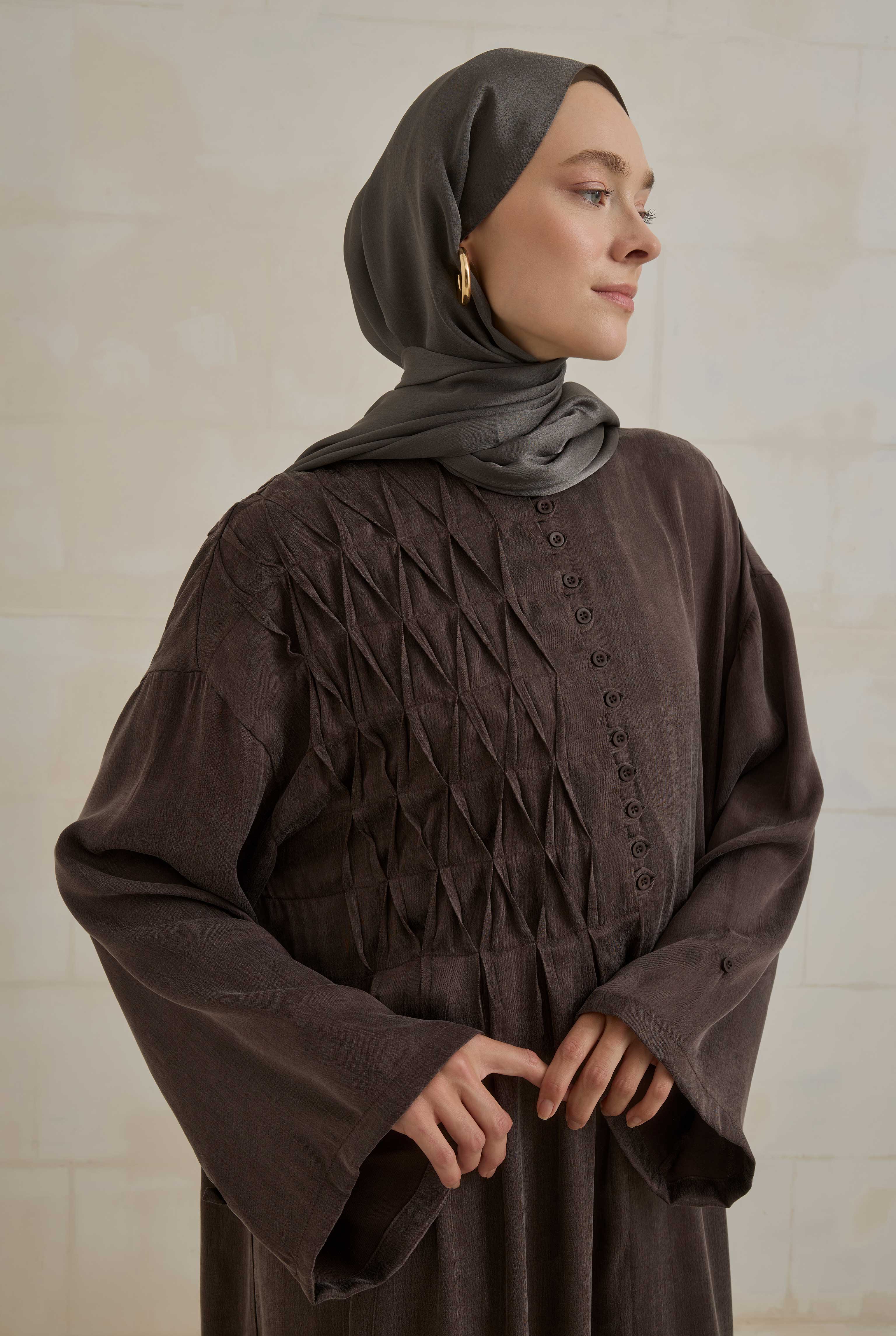 Janjan Pearl Şal Füme - 1