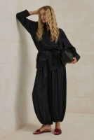 Harem Pants Set Black 
