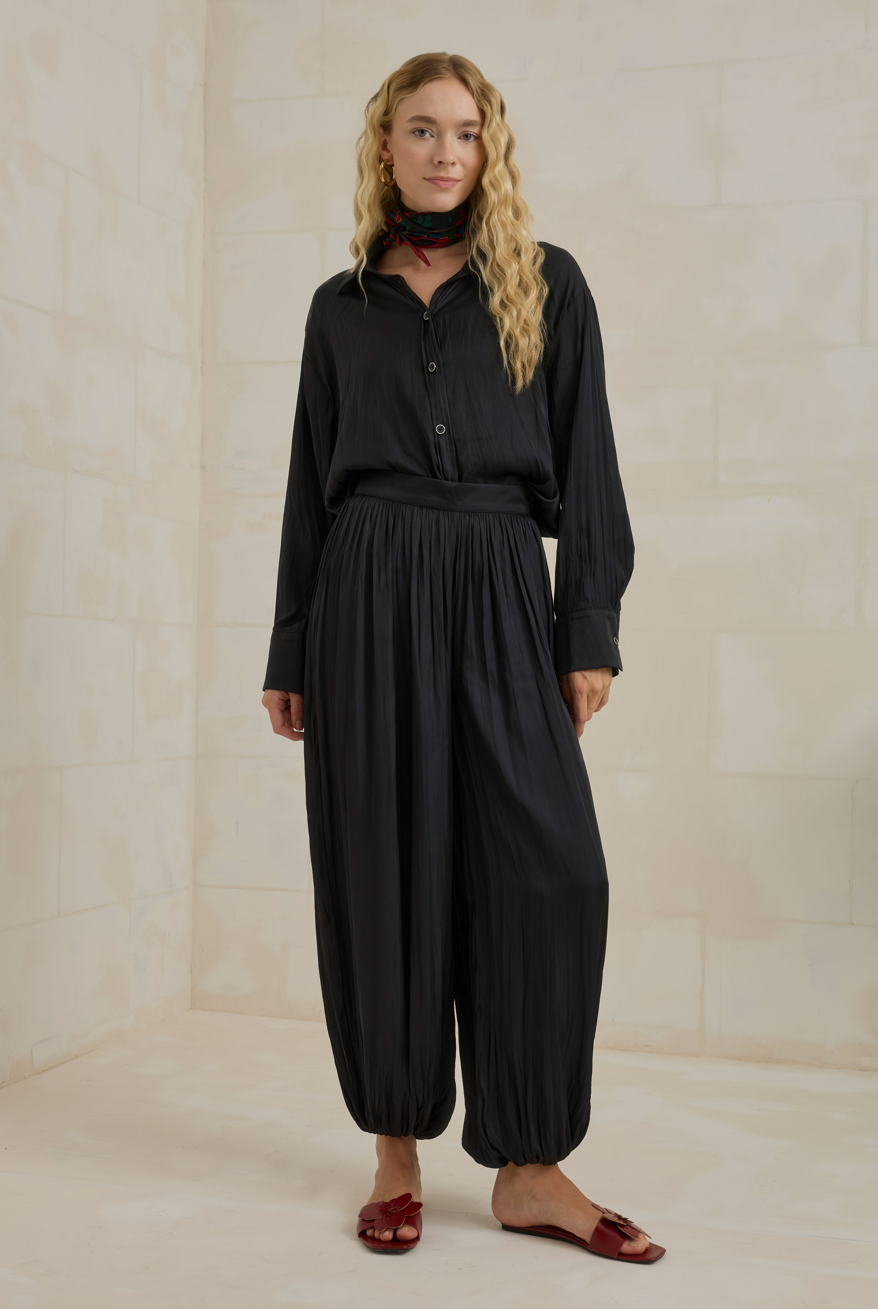 Harem Pants Set Black - 3