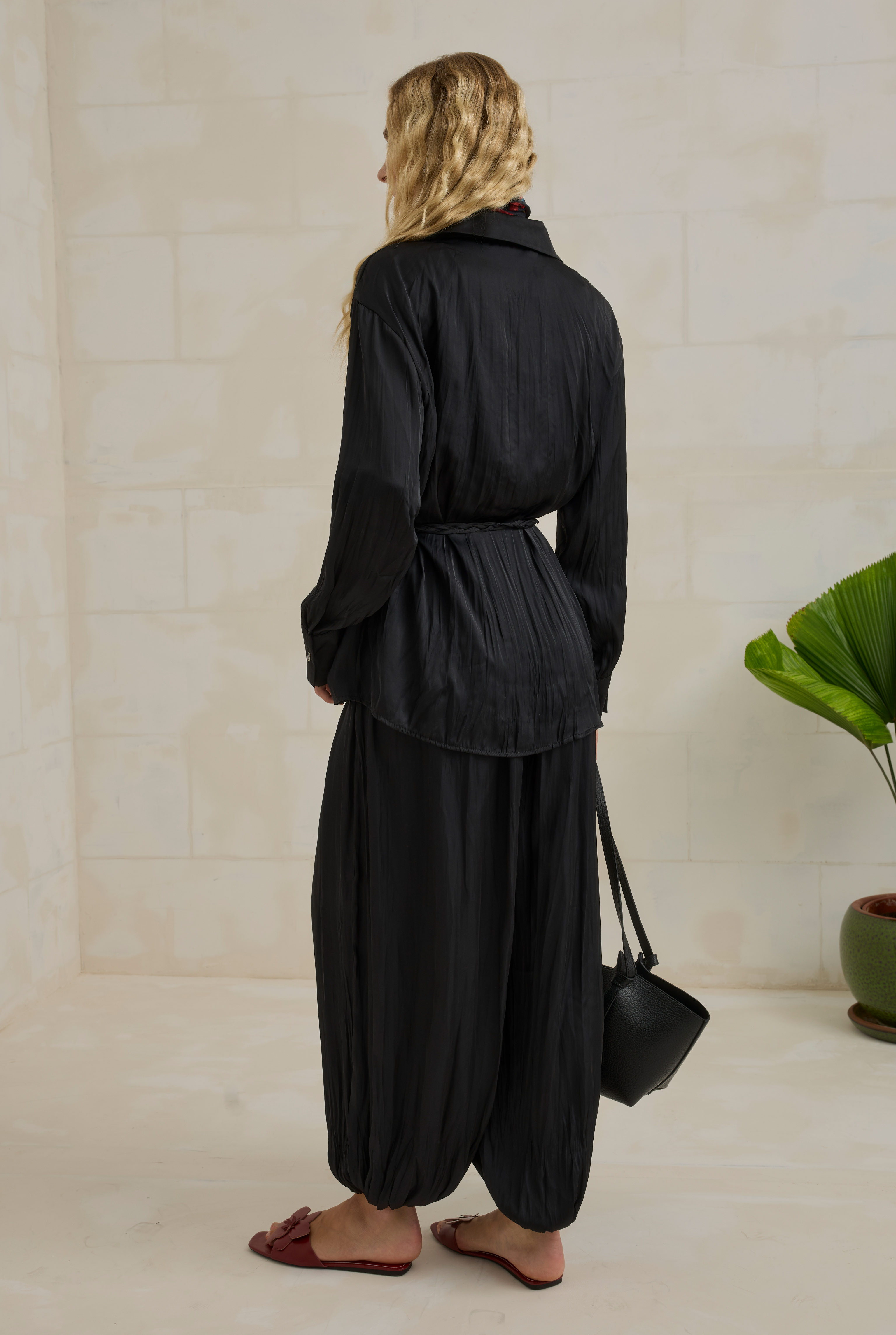 Harem Pants Set Black - 4