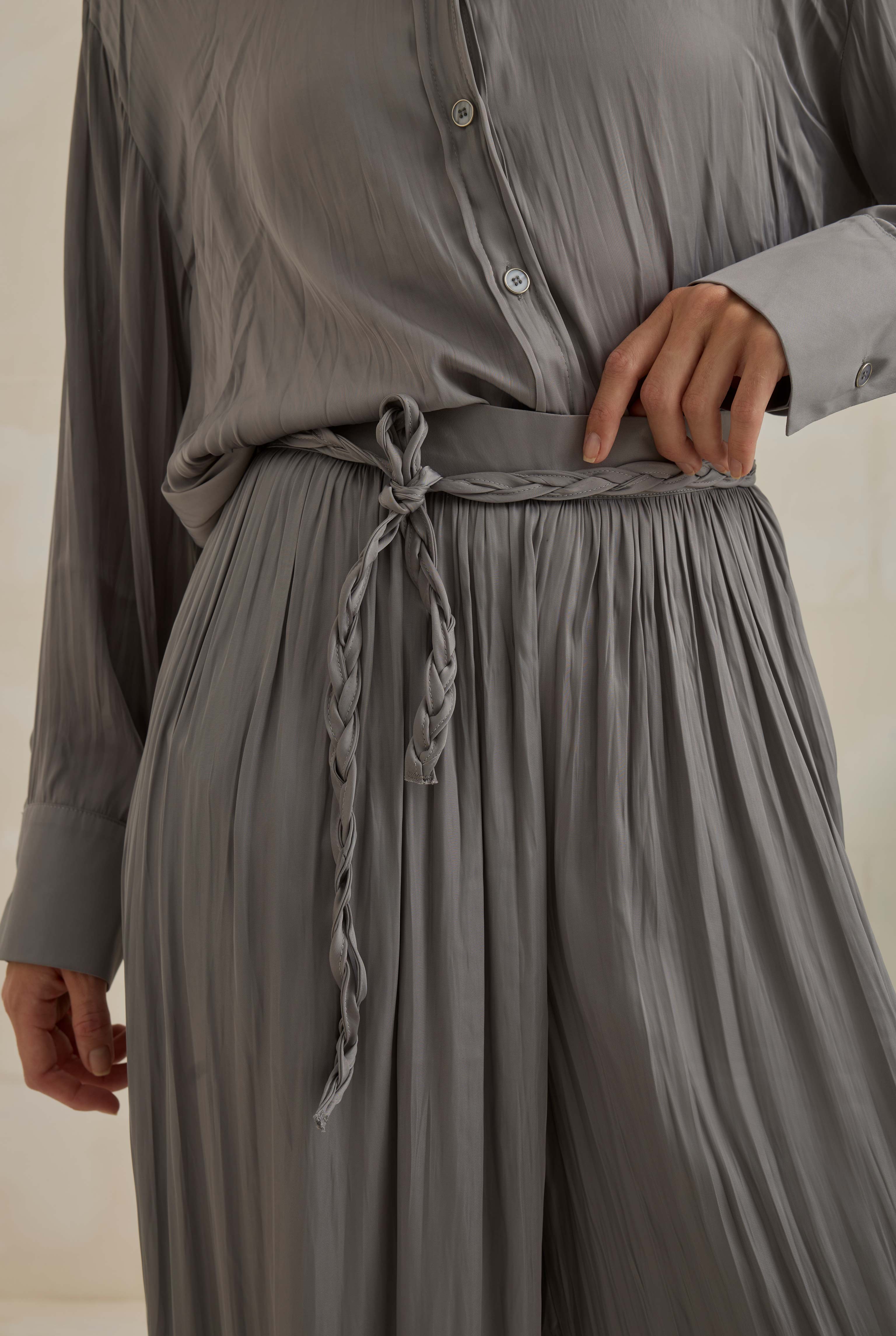 Harem Pants Set Gray - 6