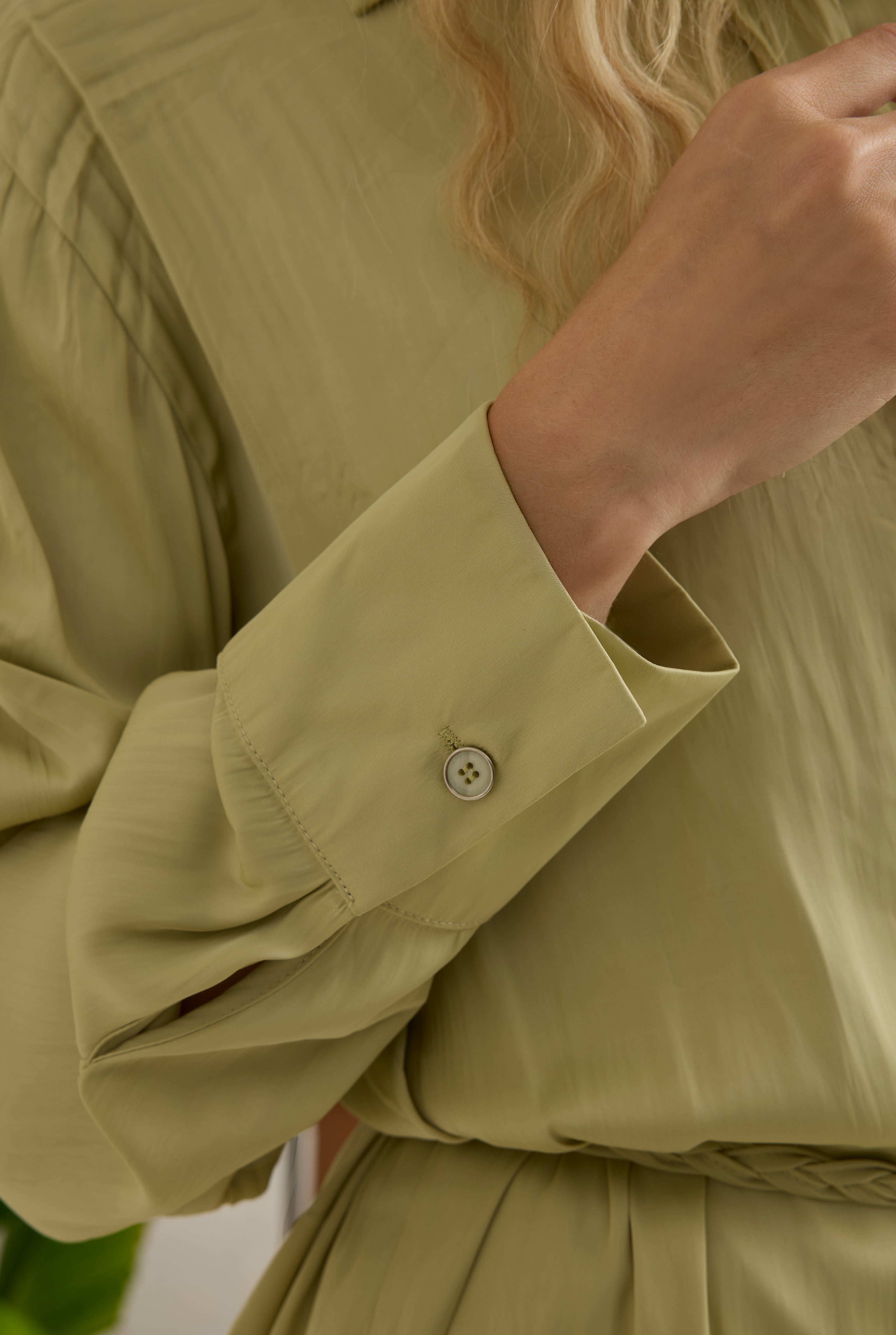 Harem Pants Set Light Sage Green - 4