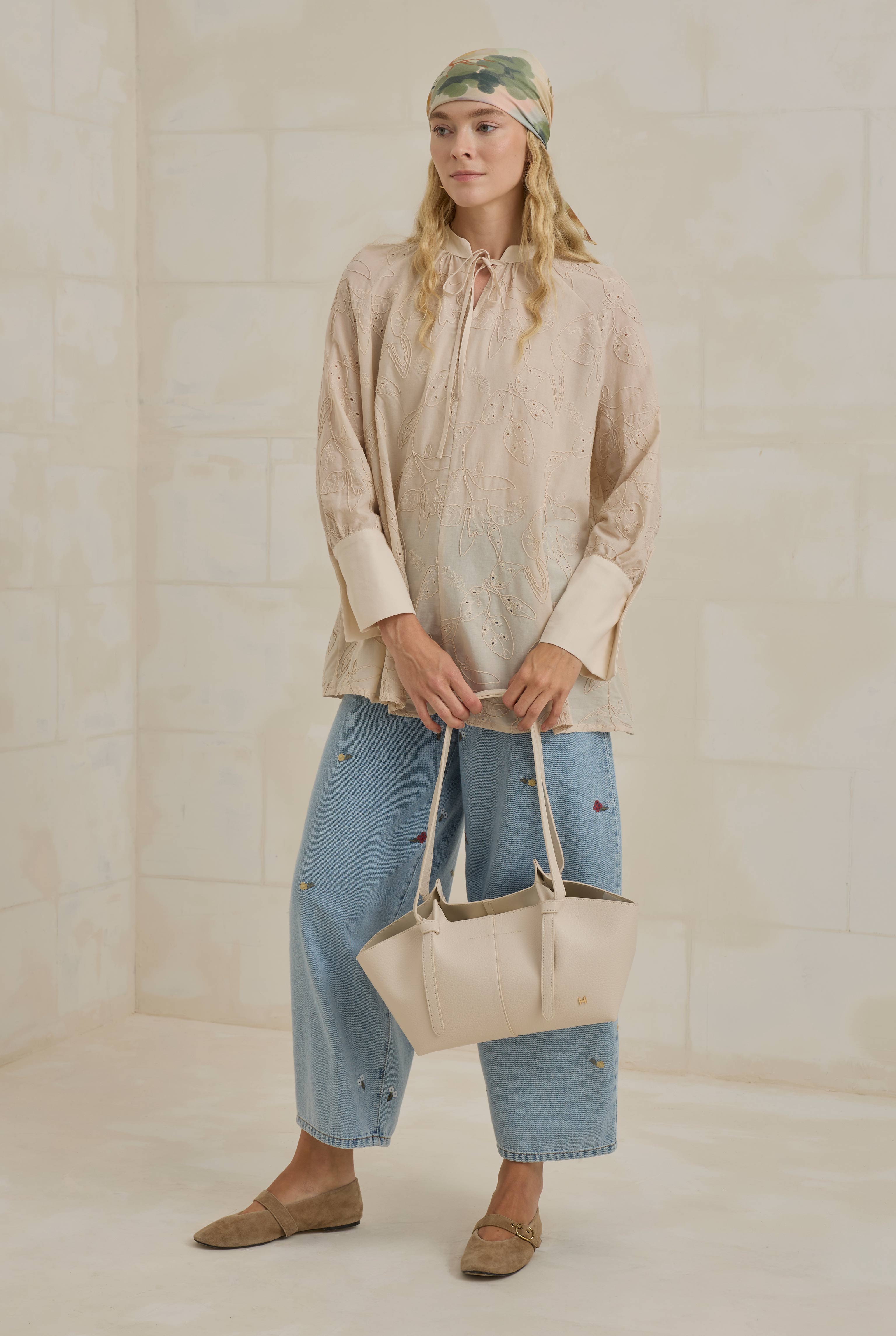 Mini Shopper Bag Cream - 2