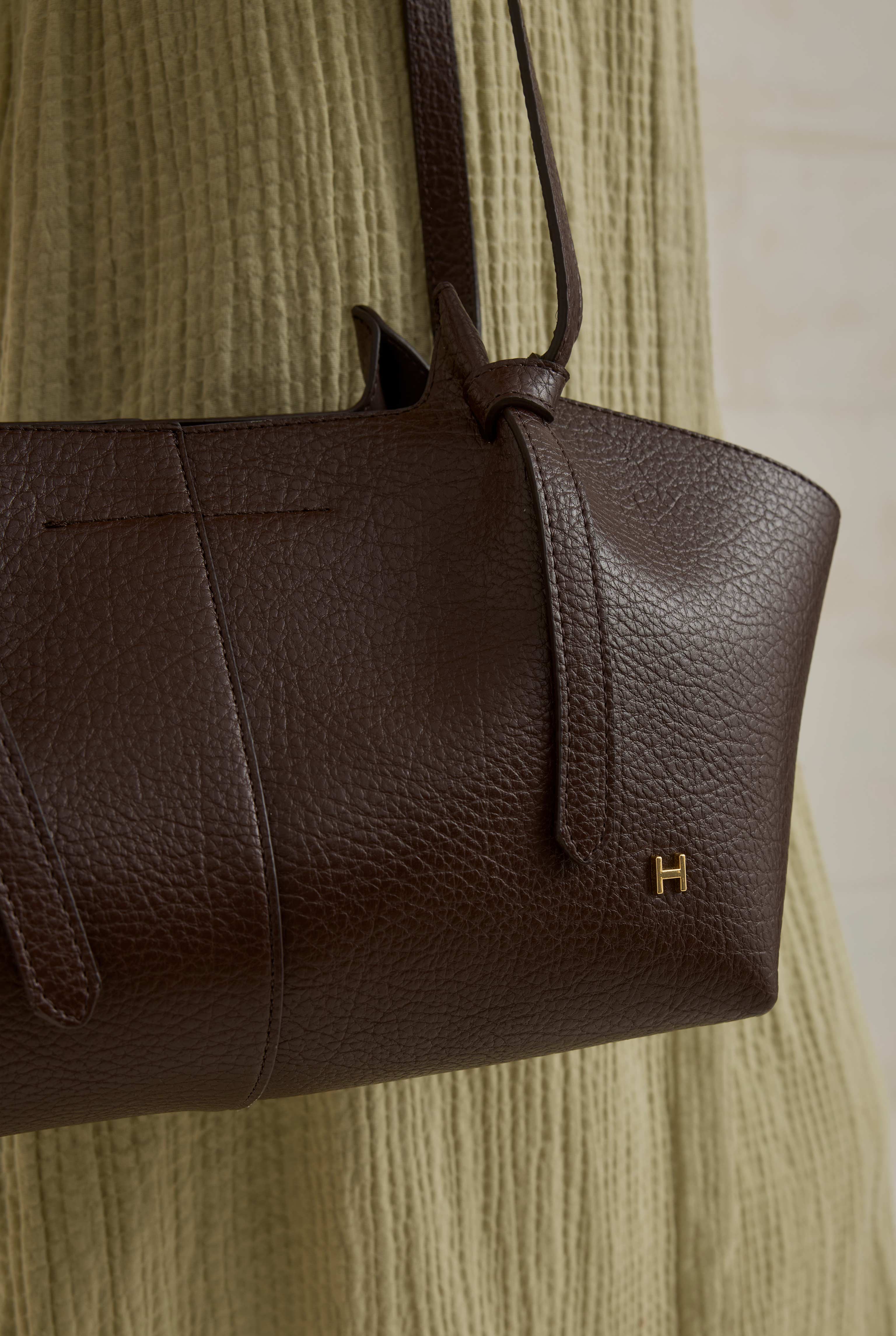 Mini Shopper Bag Brown - 4