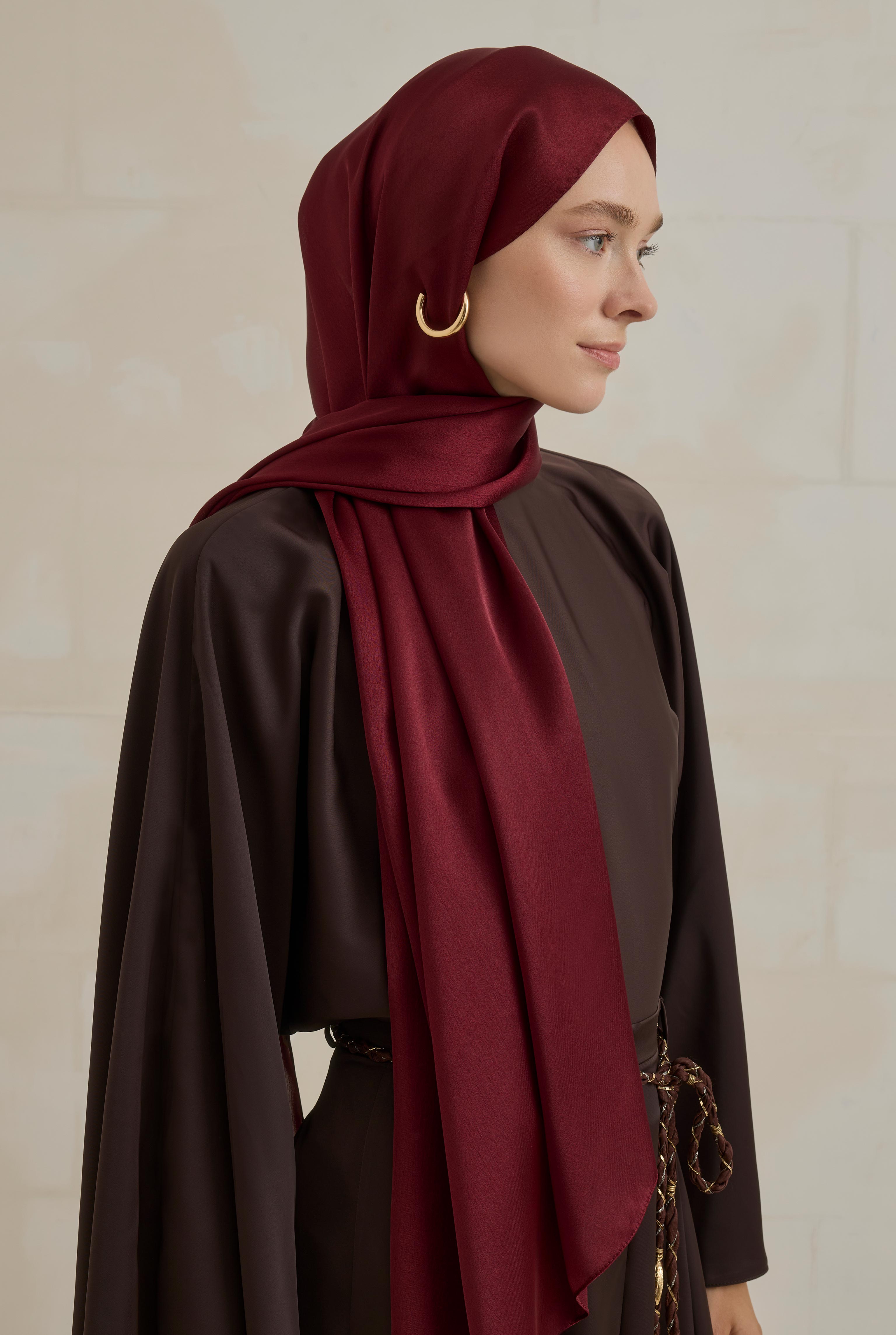 Flowy Batwing Sleeve Set Dark Brown - 3