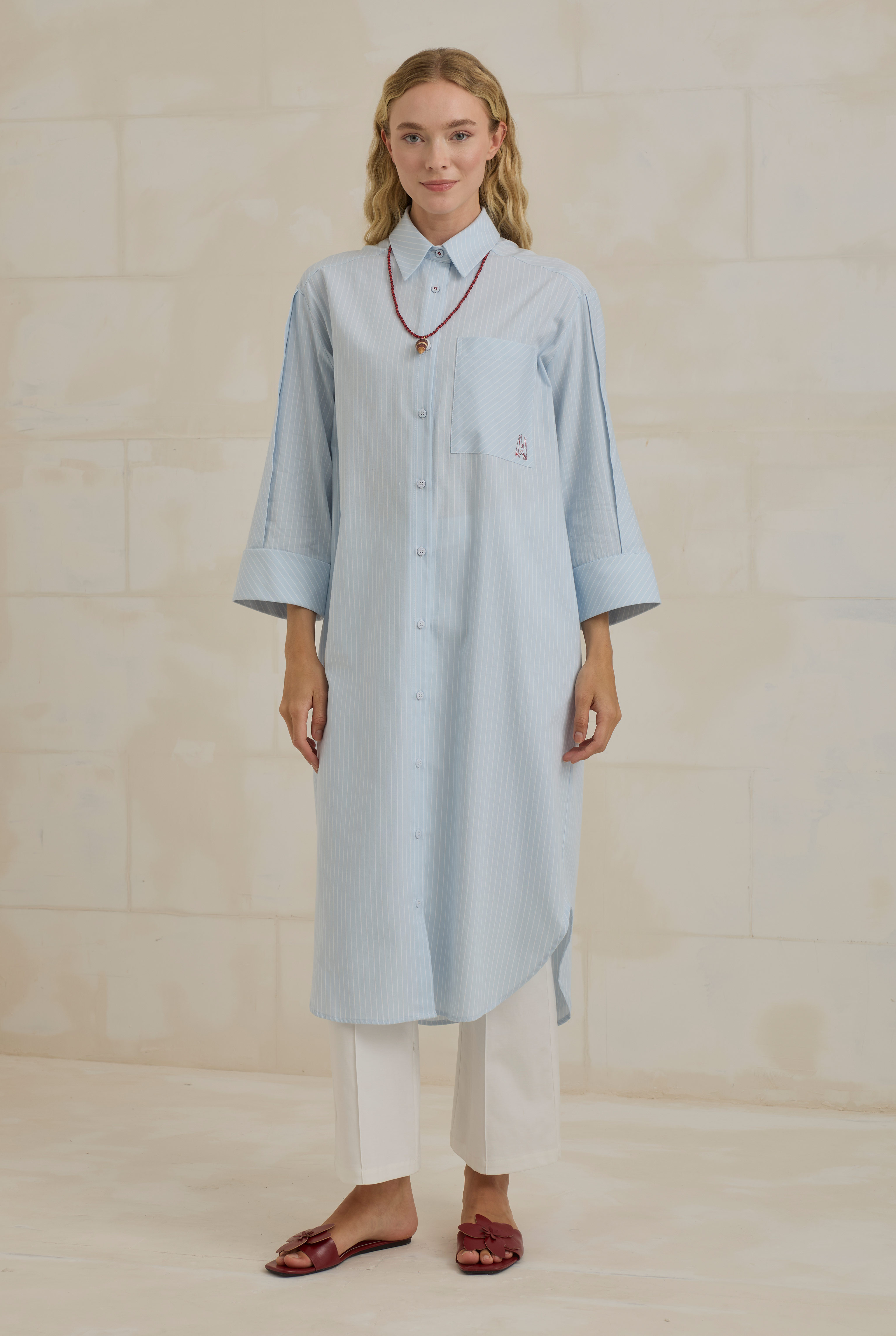 Sagra Shirt Light Blue - HE-QA