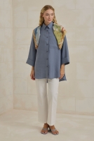 Tencel Oversize Shirt Lavender Blue 