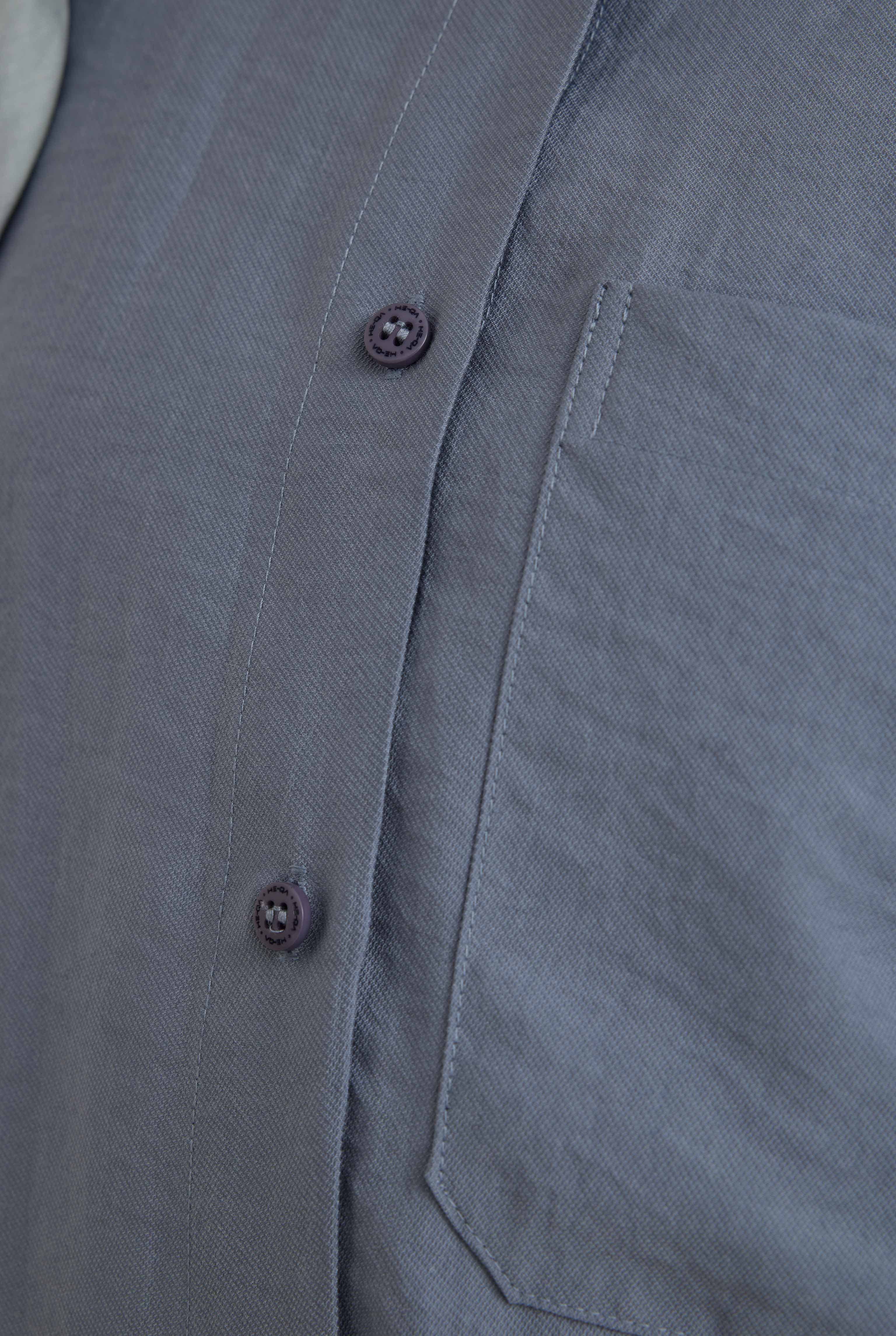 Tencel Oversize Shirt Lavender Blue - 5