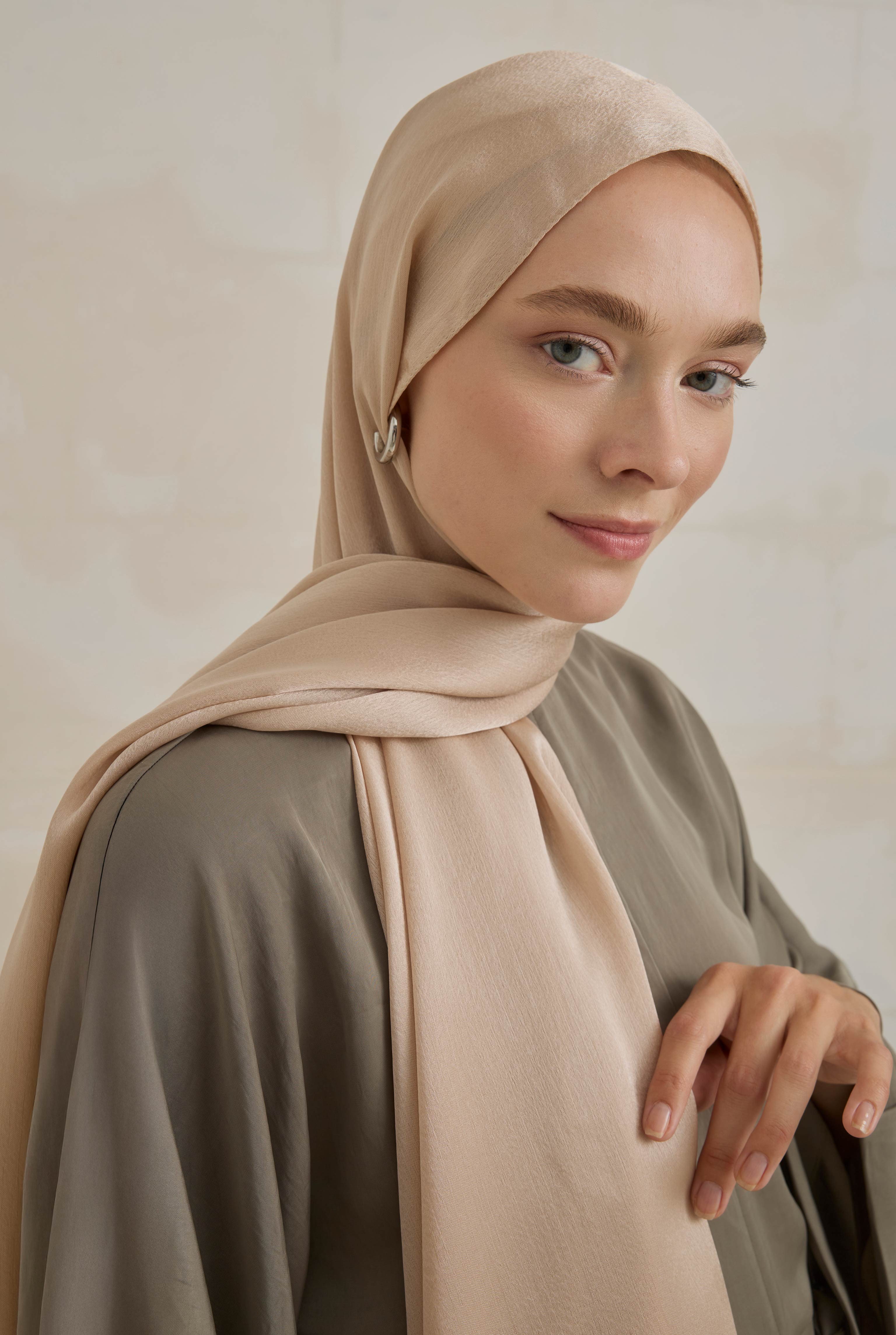 Janjan Pearl Shawl Mink - 2
