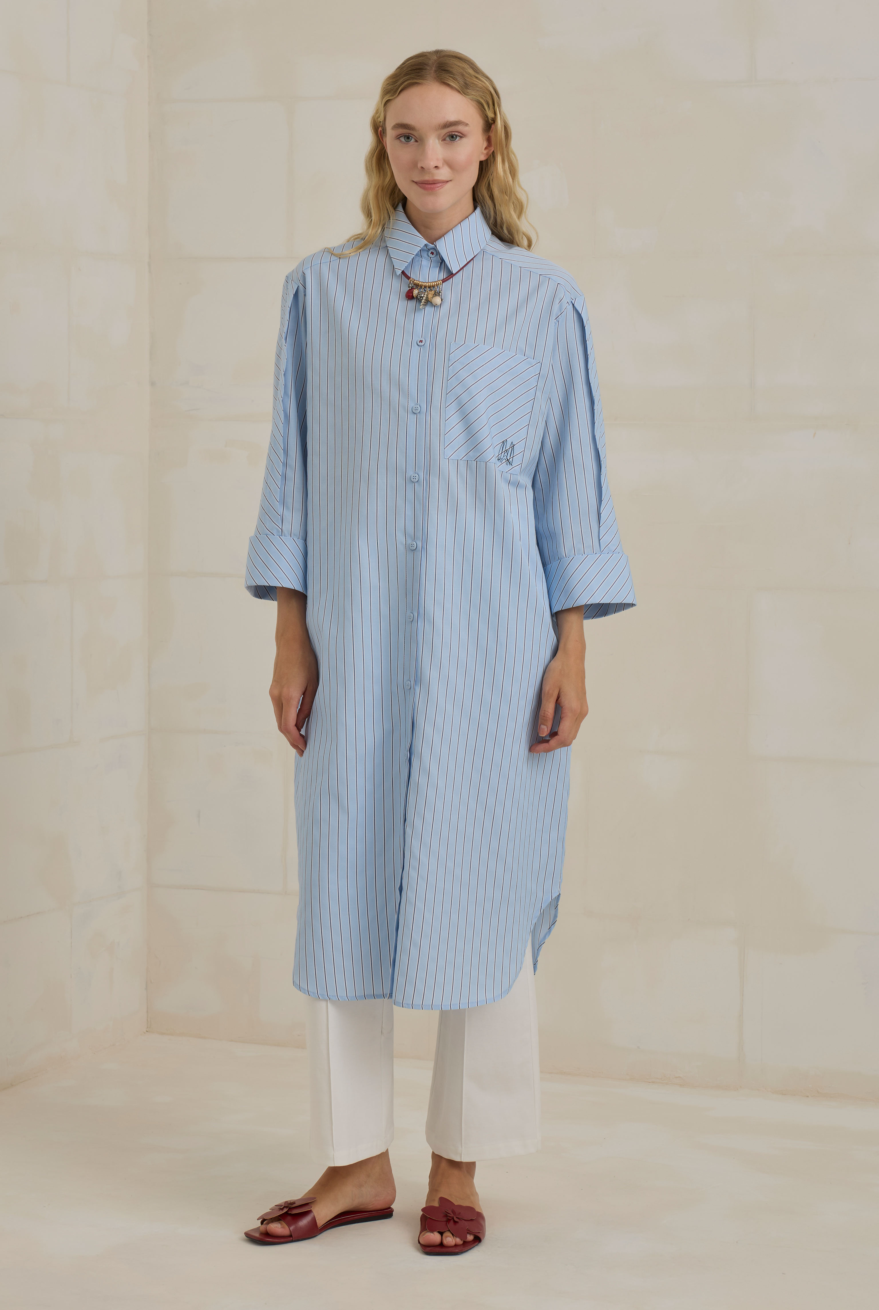 Sagra Shirt Baby Blue - HE-QA