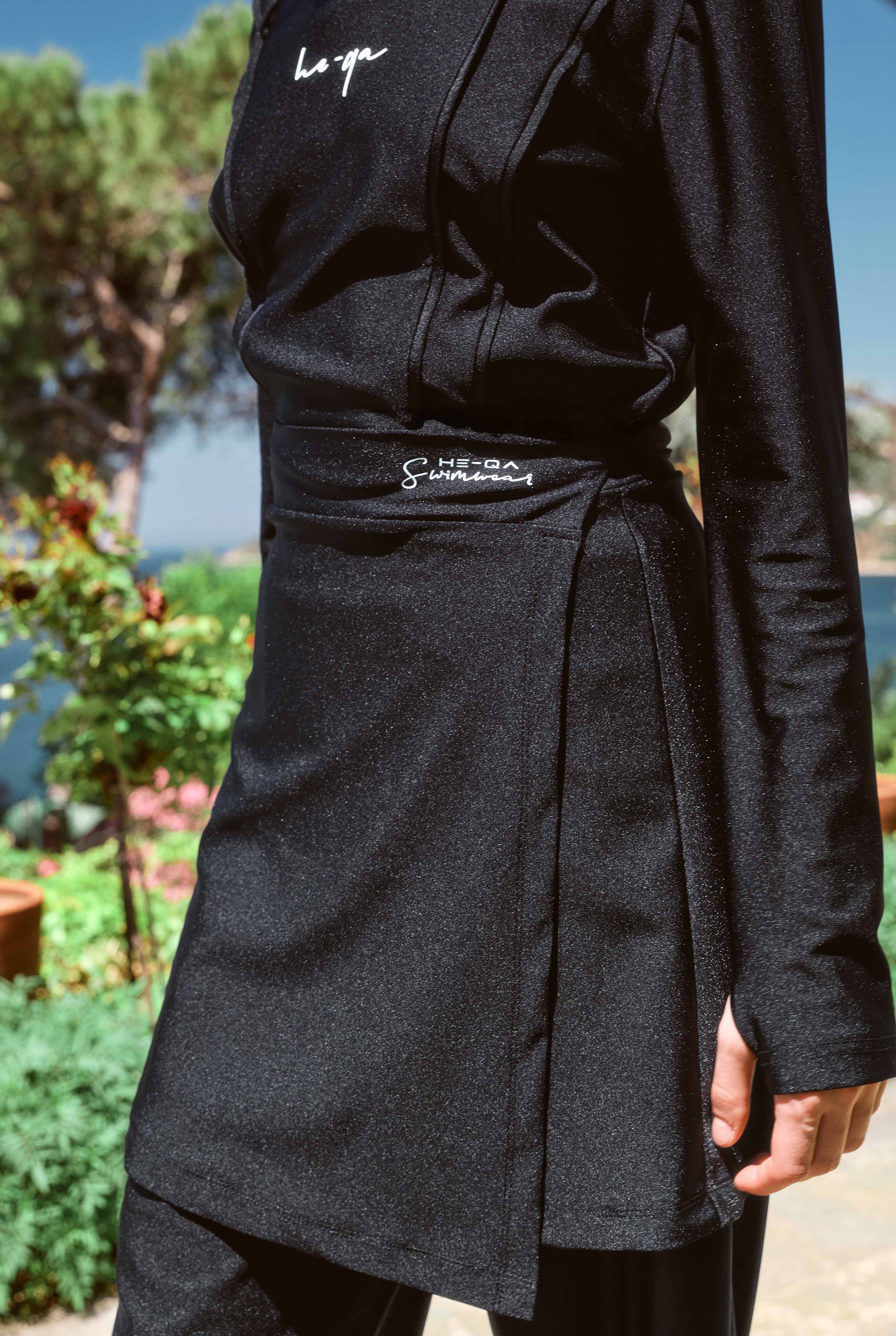 Wrap Pareo Skirt Black - 5