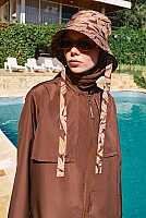 Bucket Hat Brown Patterned 