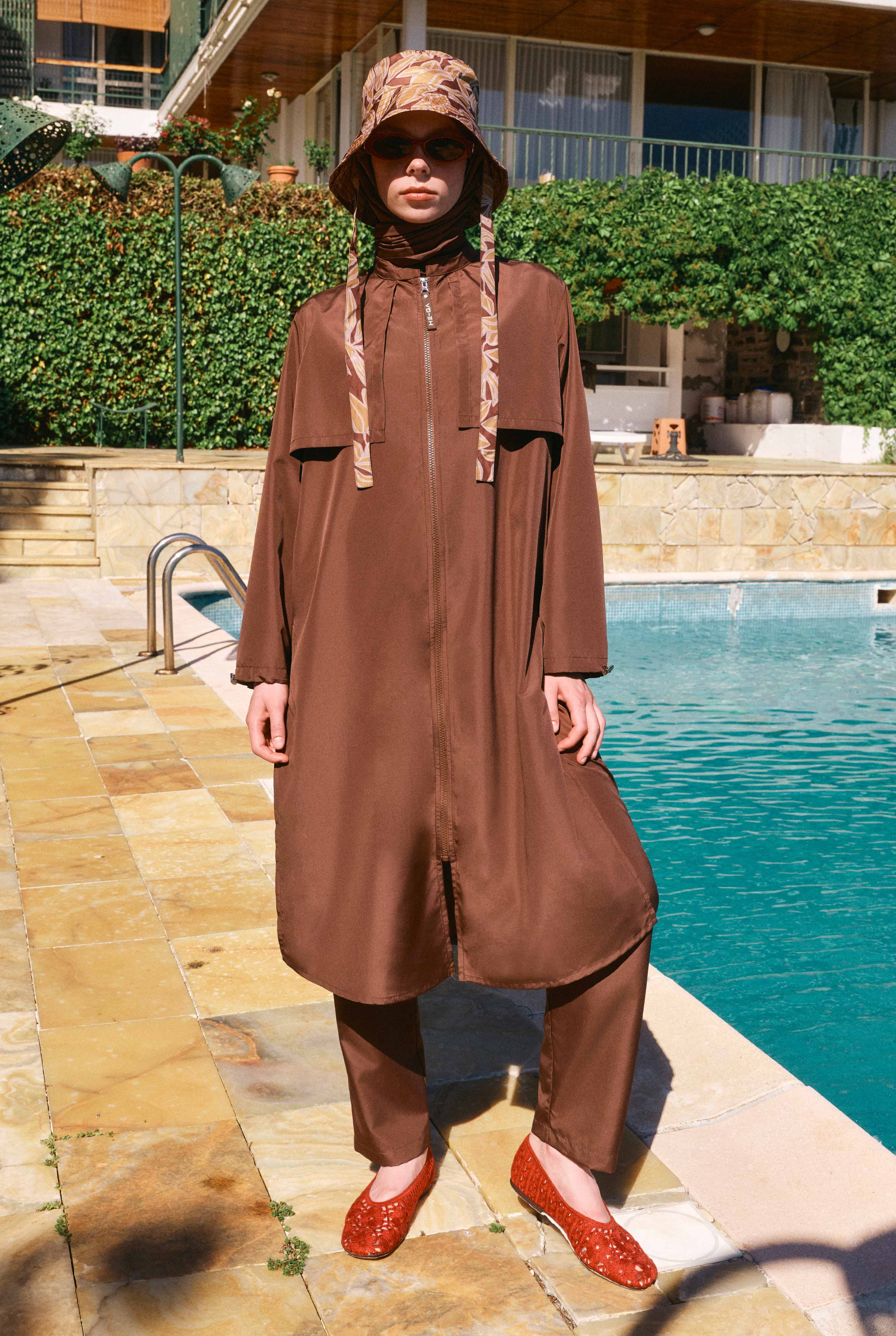 Bucket Hat Brown Patterned - 3