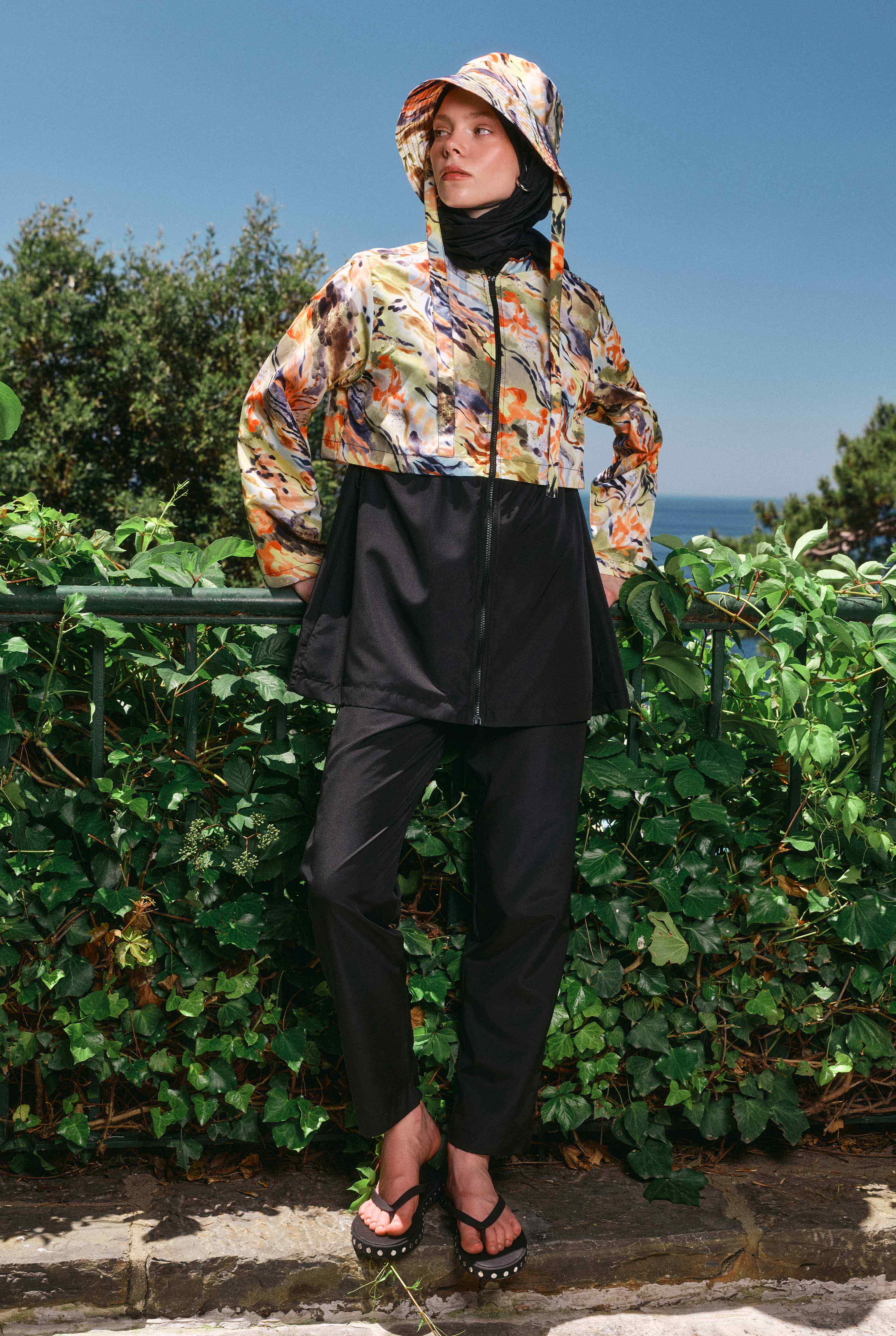 Bucket Hat Marine Patterned - 4