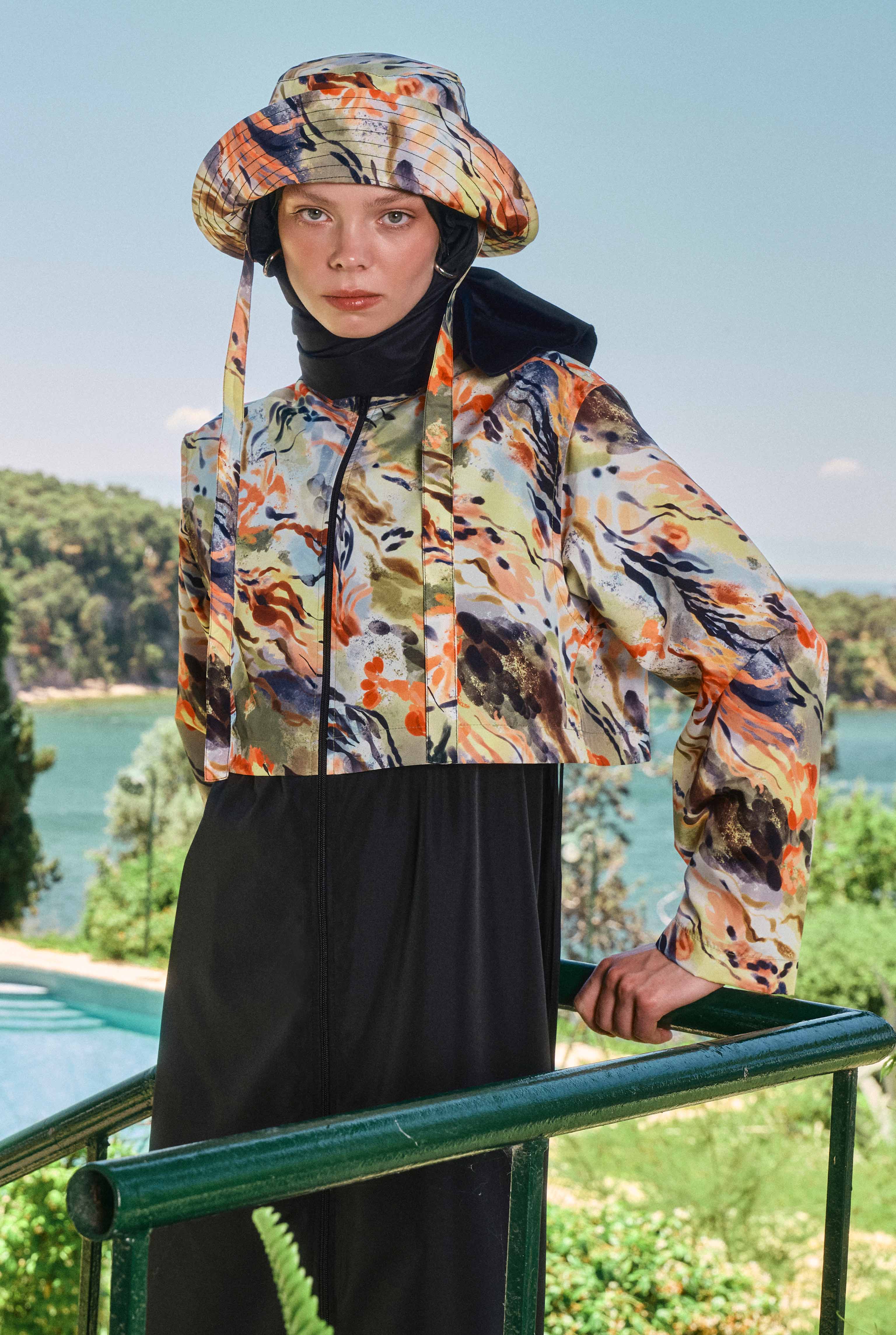 Bucket Hat Marine Patterned - 5