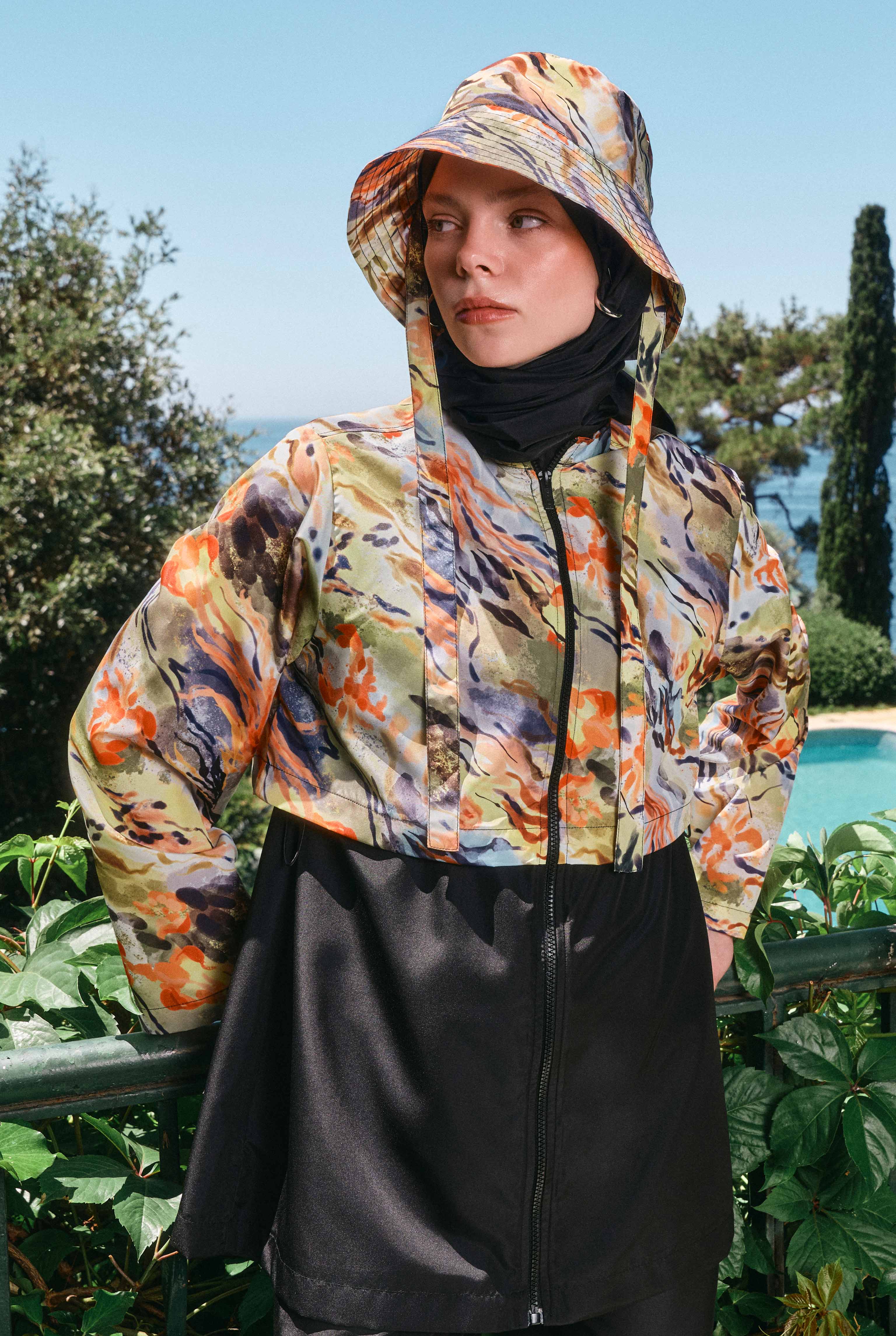 Bucket Hat Marine Patterned - 6