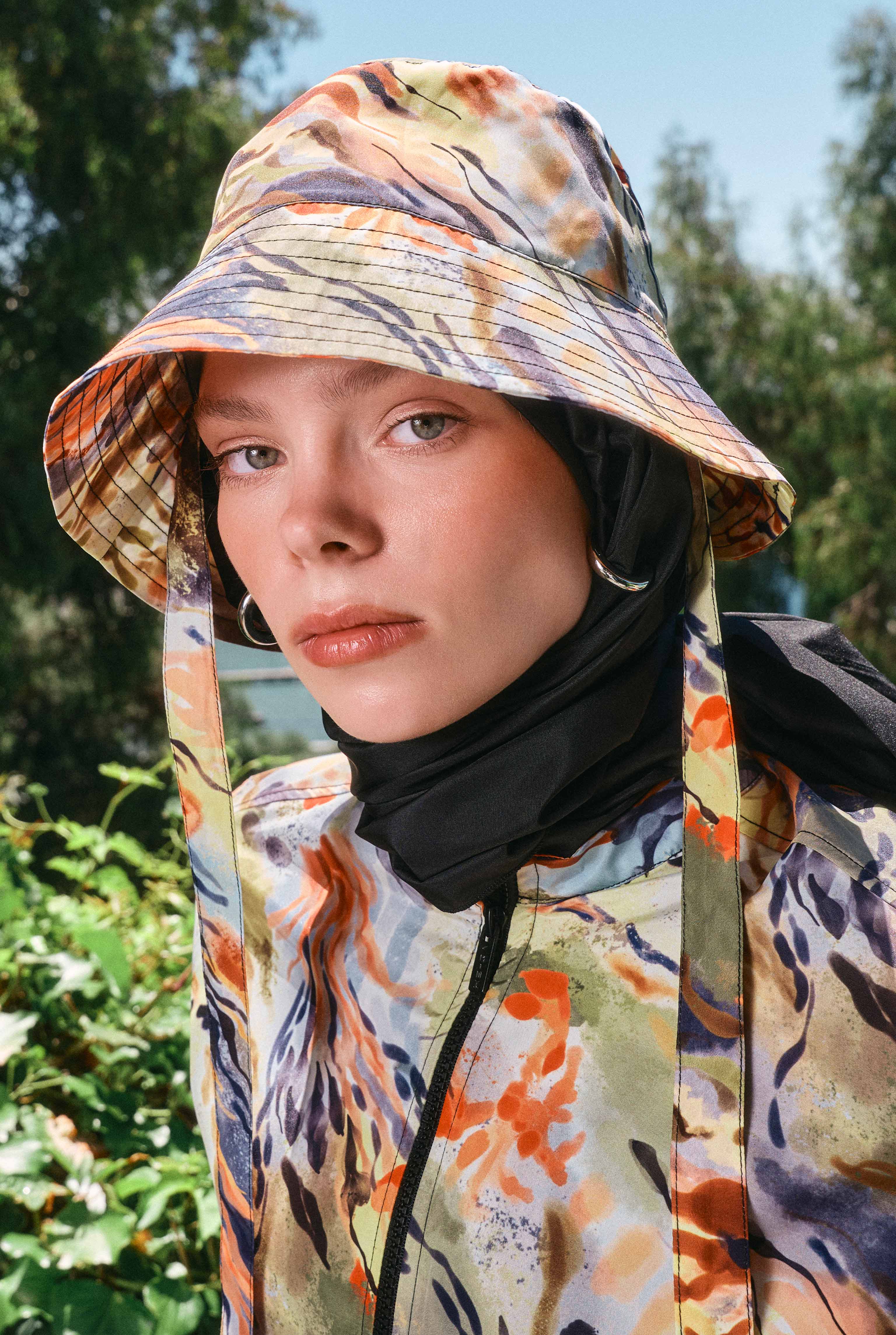 Bucket Hat Marine Patterned - HE-QA