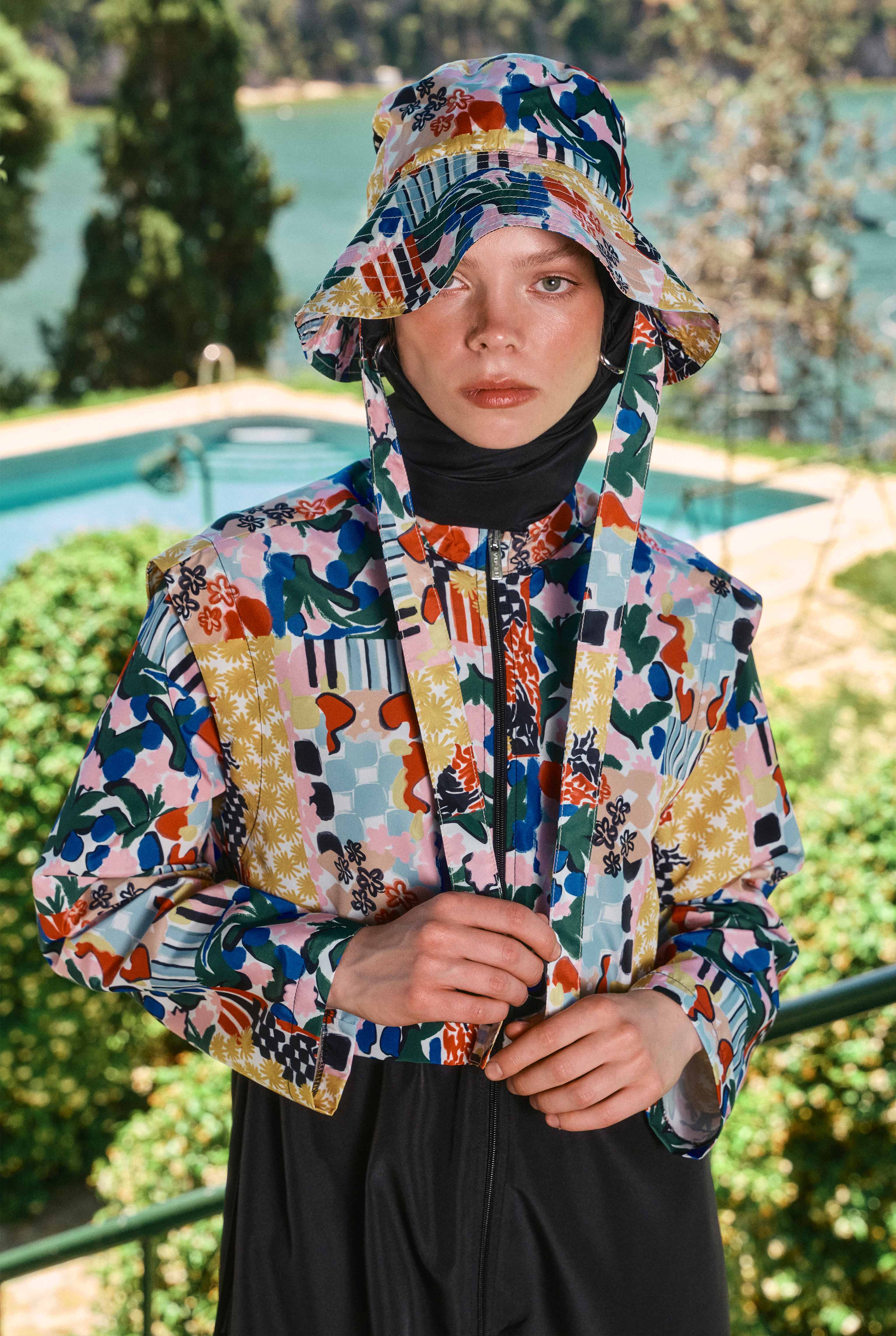 Bucket Hat Patchwork Patterned - 2
