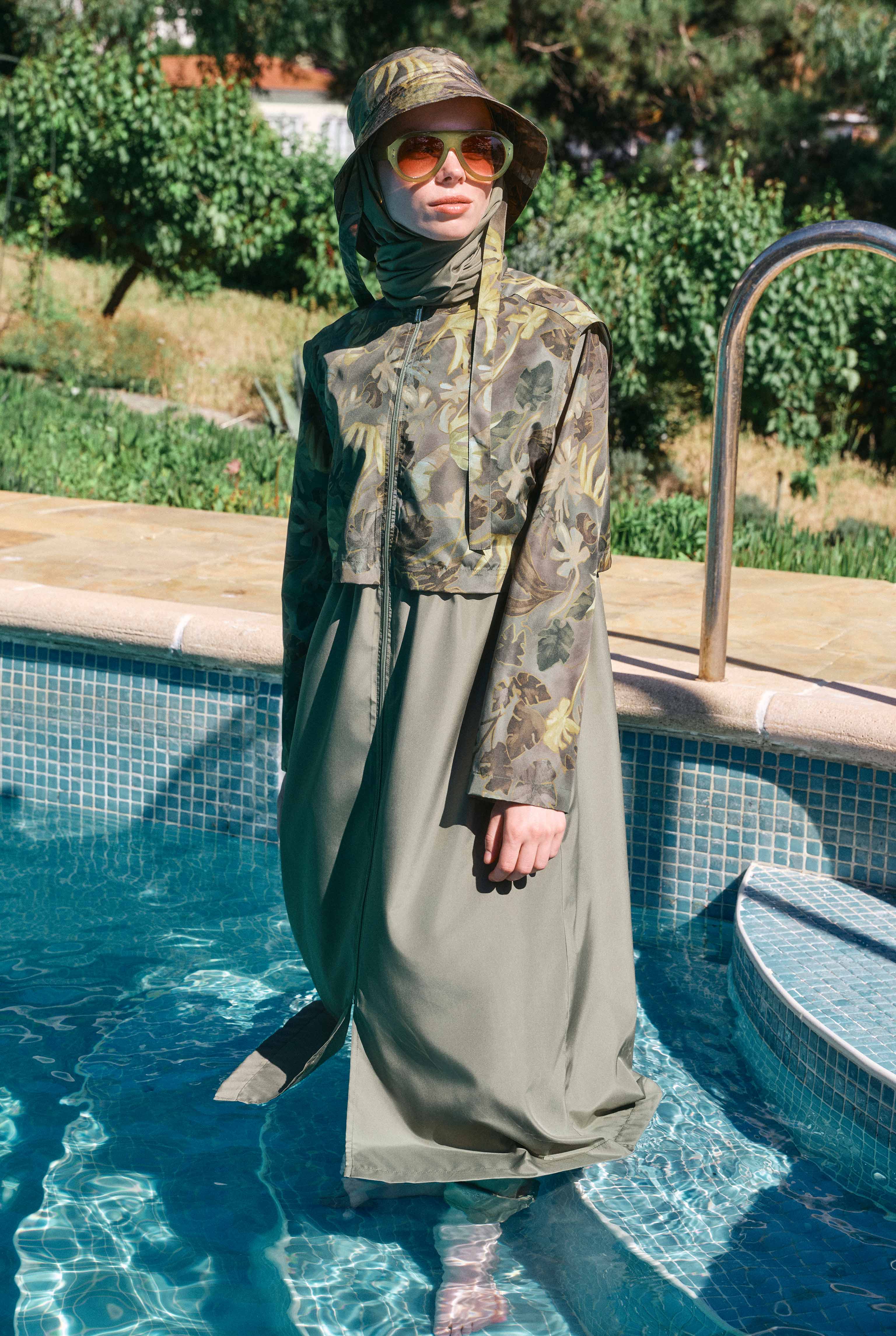 Patterned Swimsuit Palme - 2